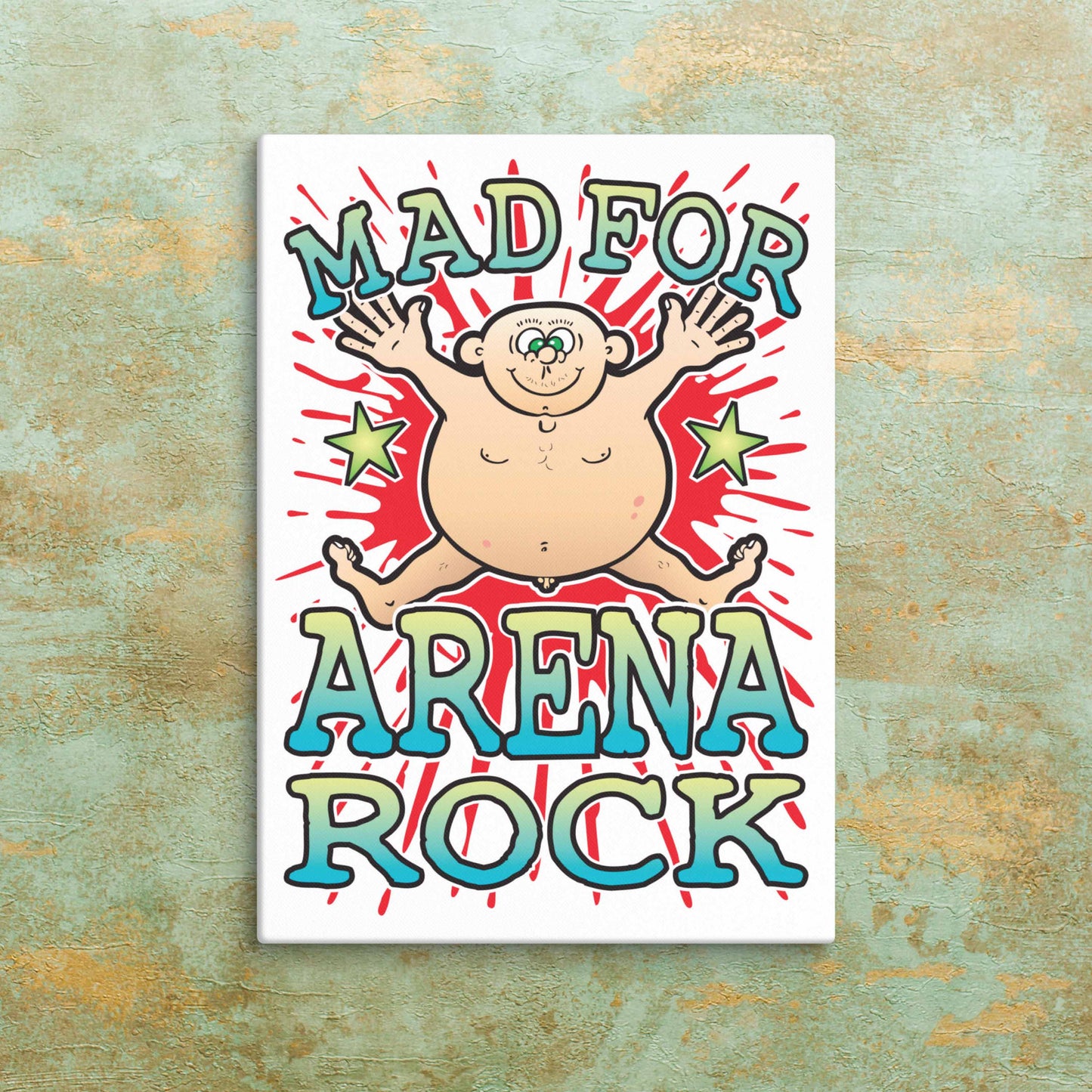 Arena Rock Canvas Print 30x40cm