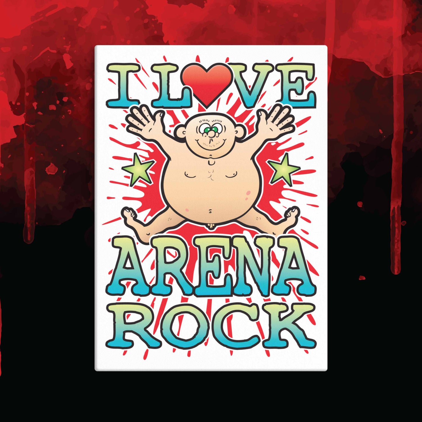 Arena Rock 51x71cm Canvas Print