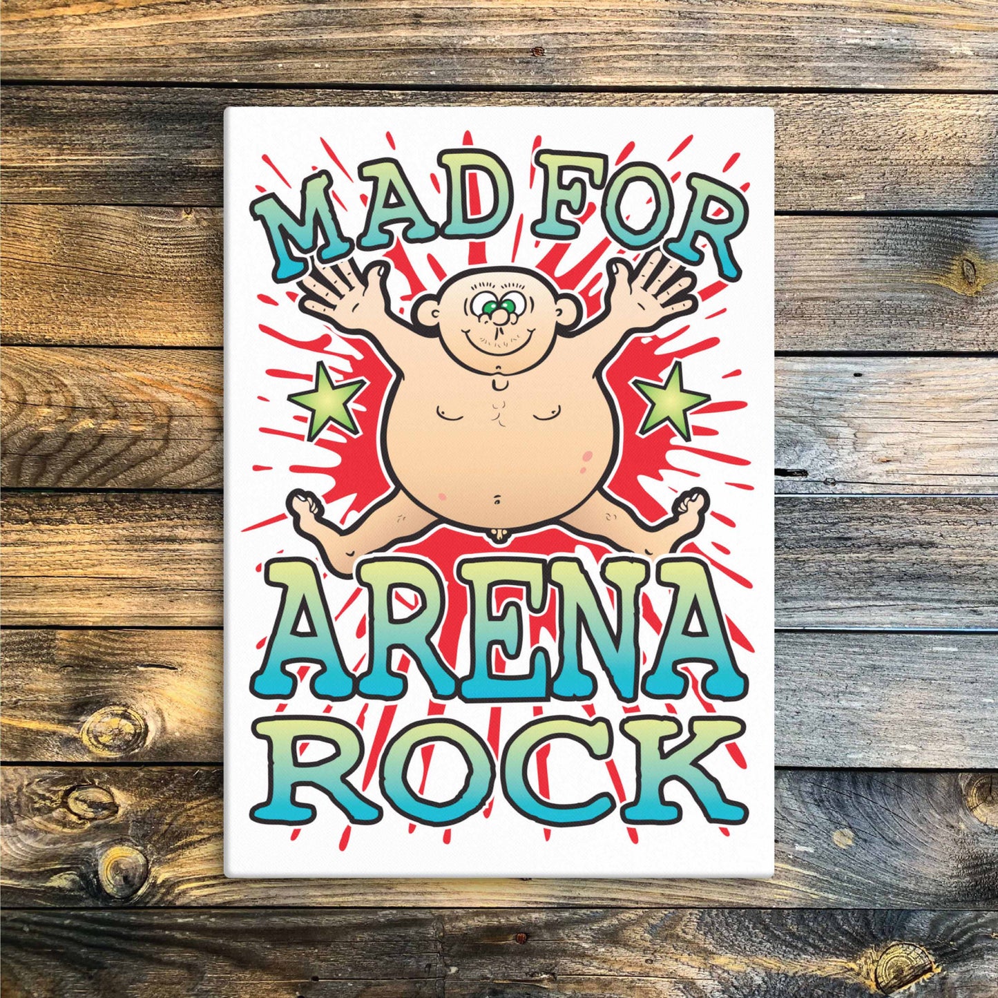 Arena Rock Canvas Print 30x40cm
