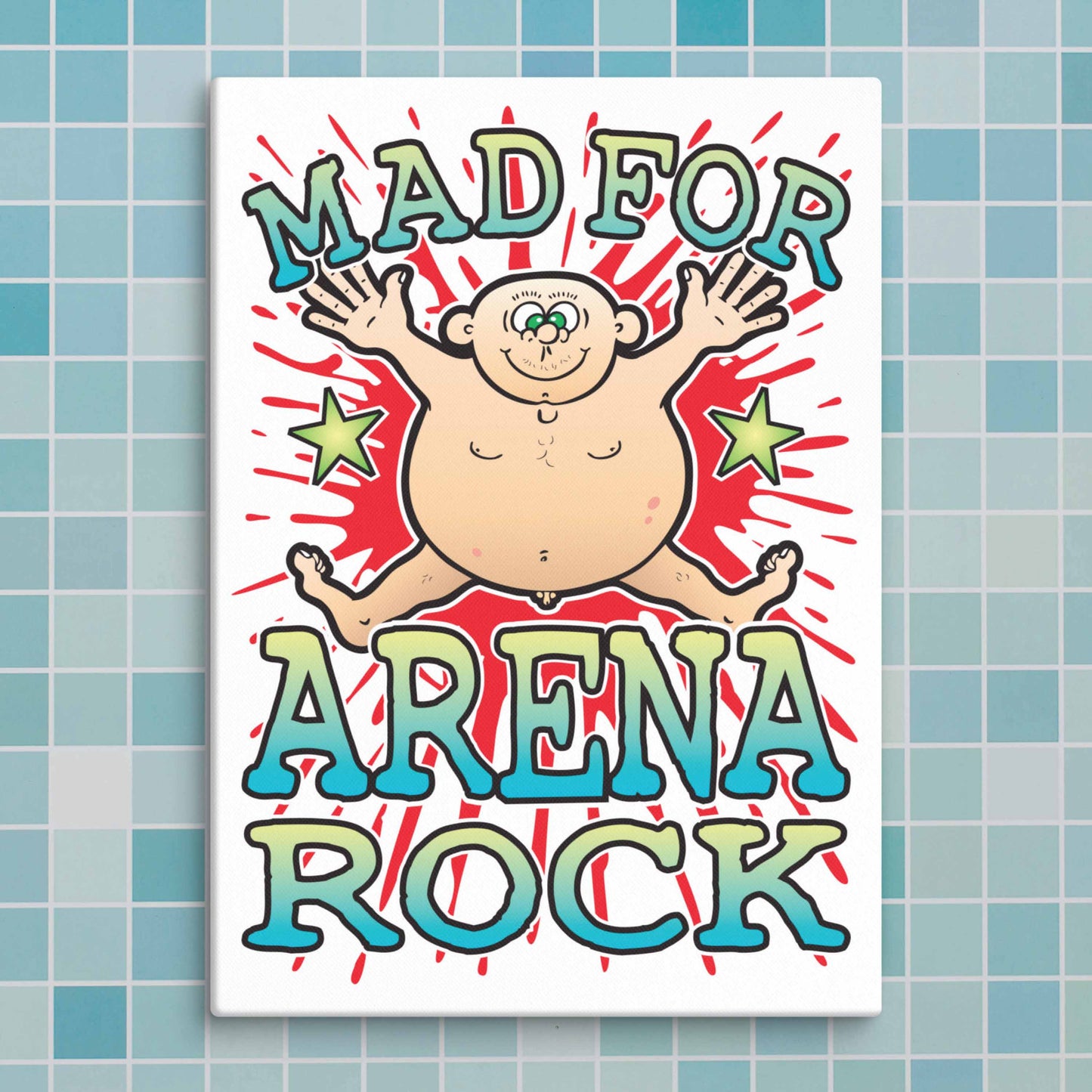 Arena Rock Canvas Print 30x40cm