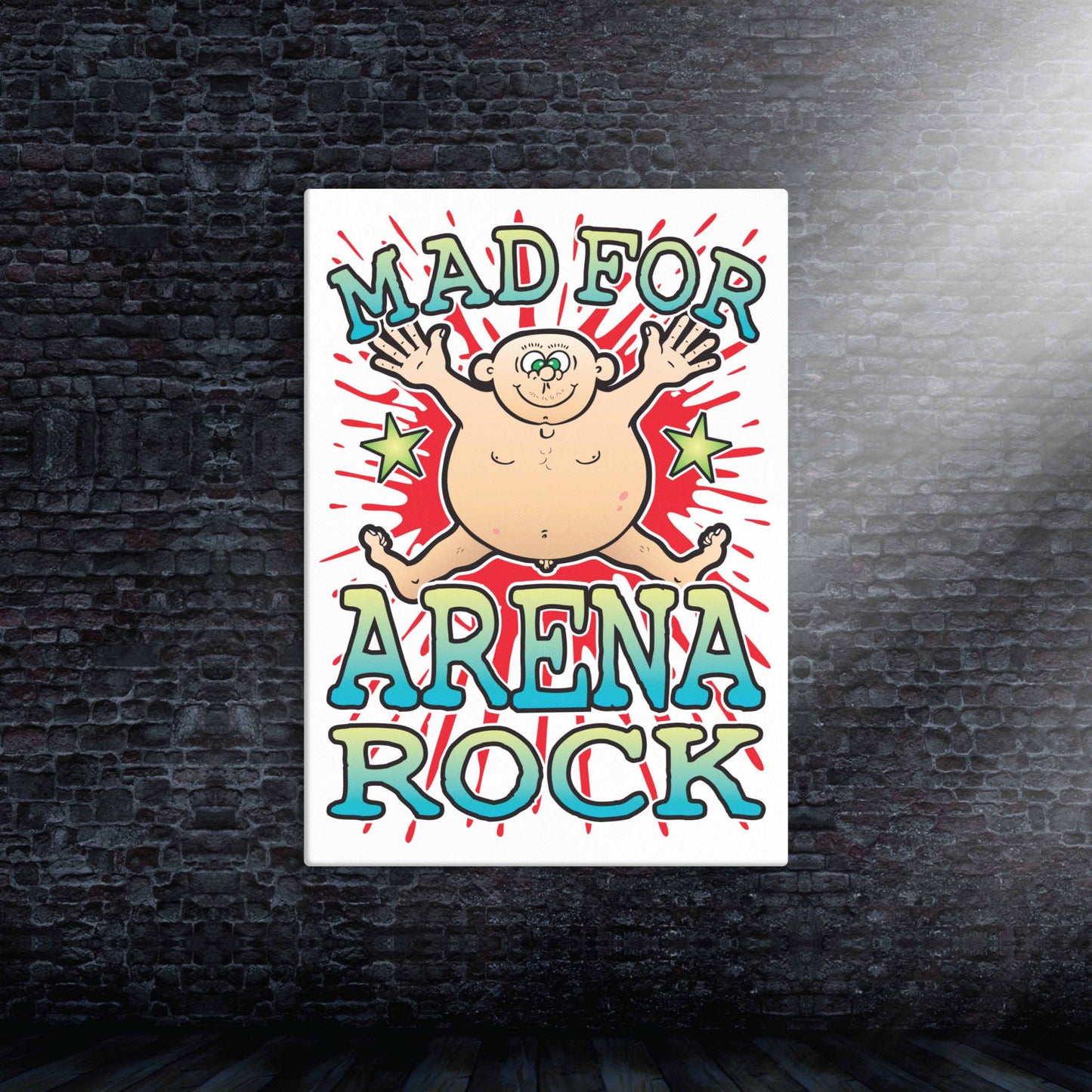 Arena Rock Canvas Print 30x40cm