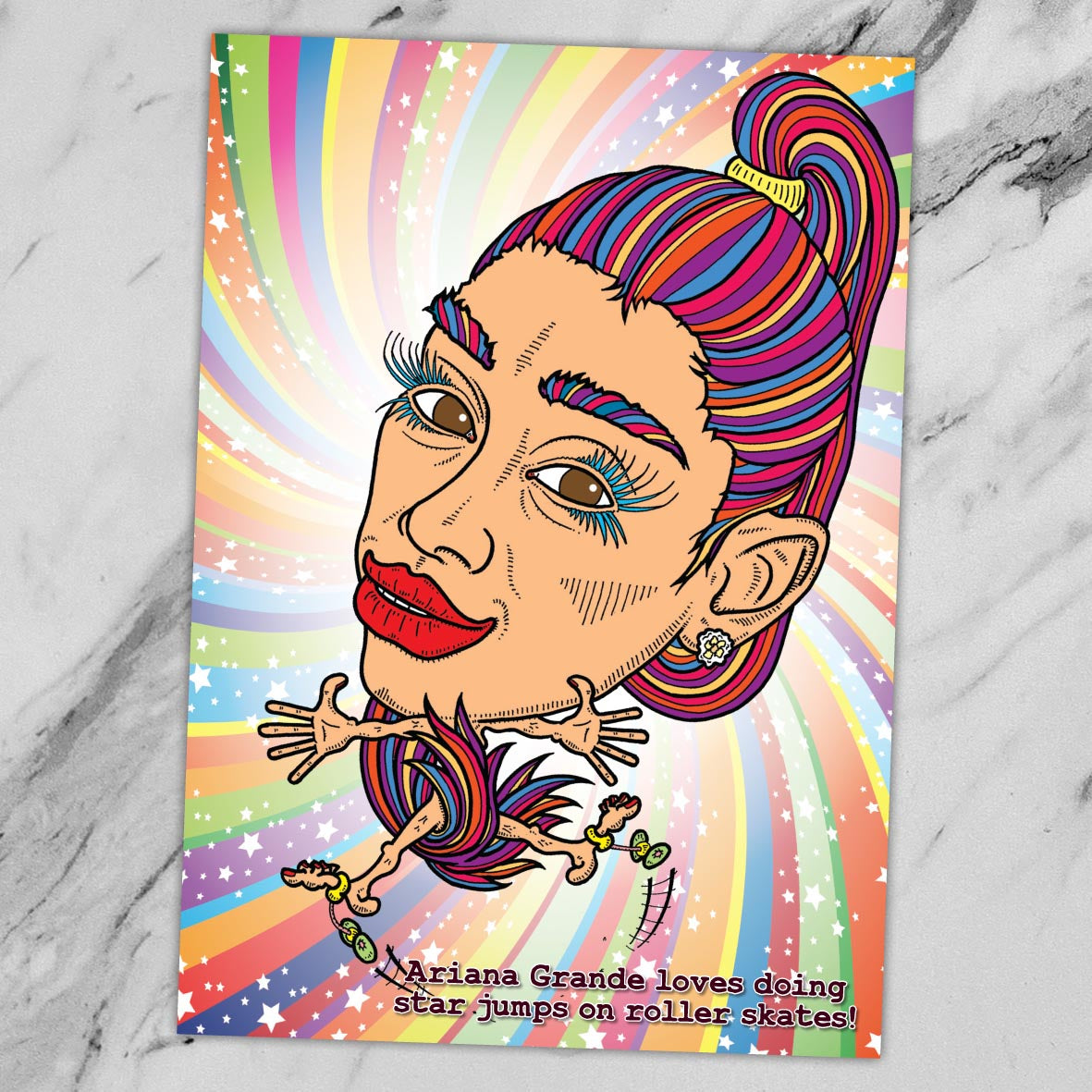 Ariana Grande Pop Art Print