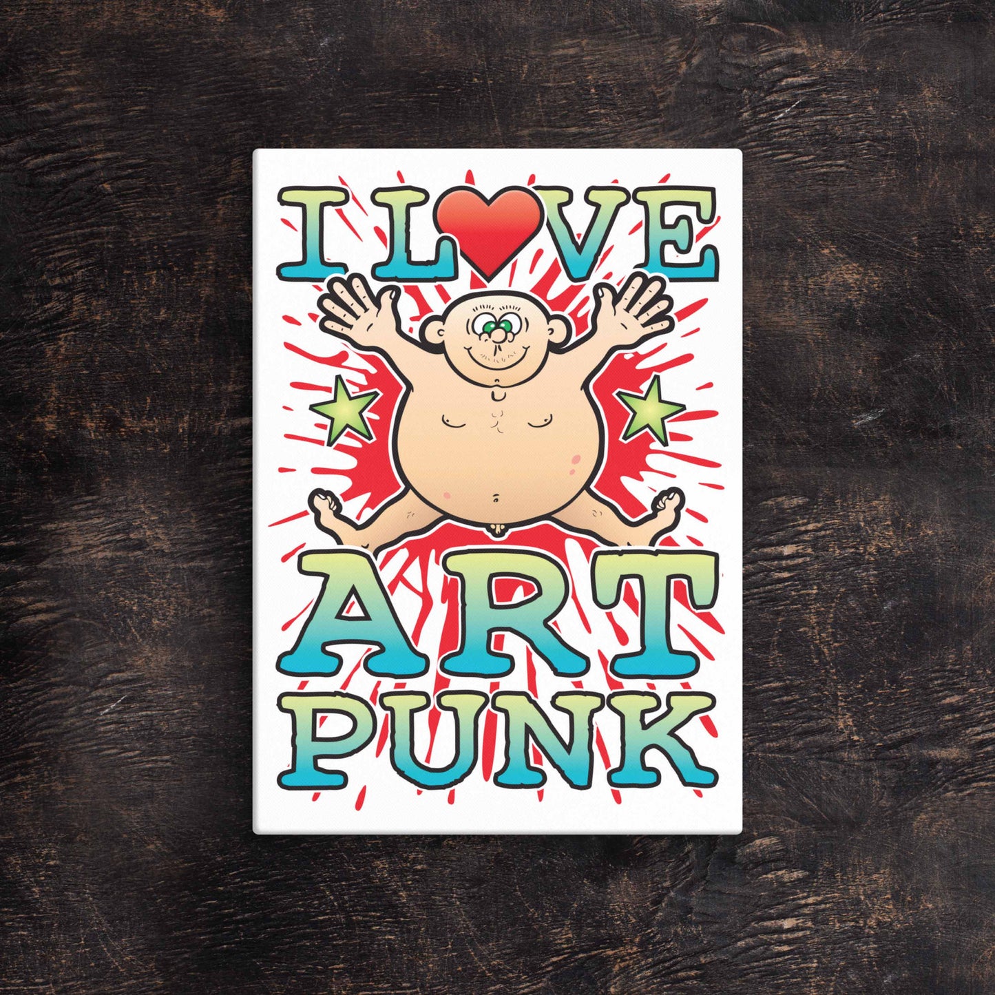 Art Punk 51x71cm Canvas Print