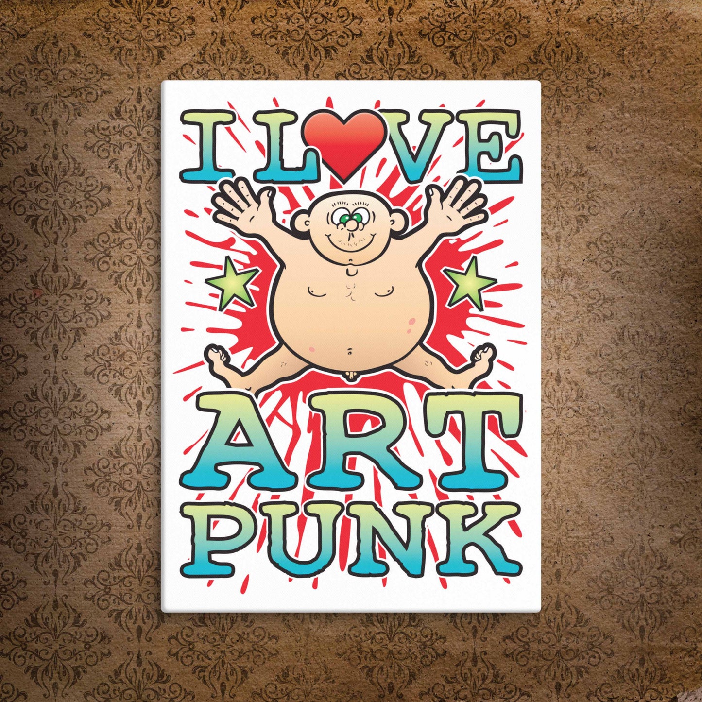 Art Punk Canvas Print 30x40cm