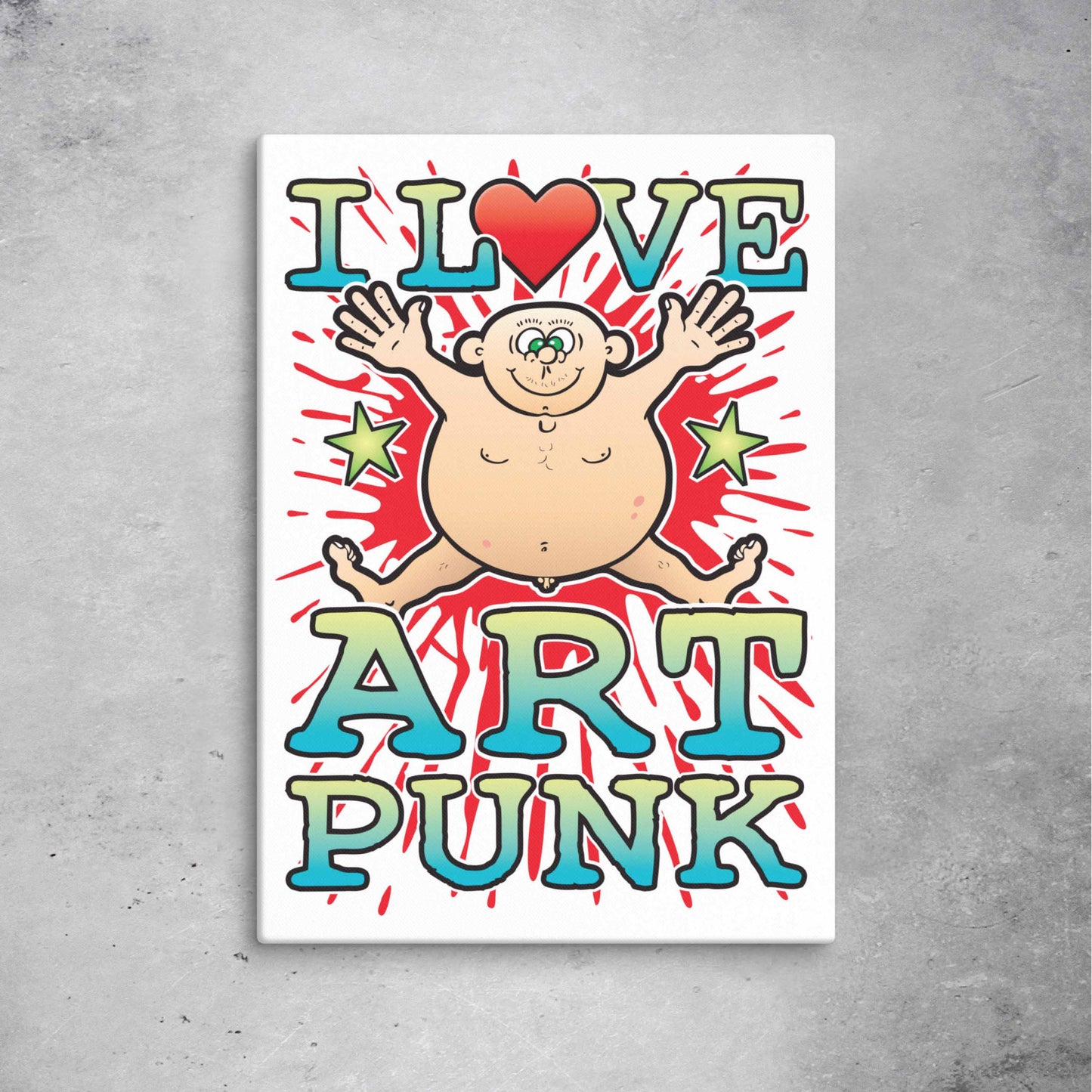 Art Punk 51x71cm Canvas Print