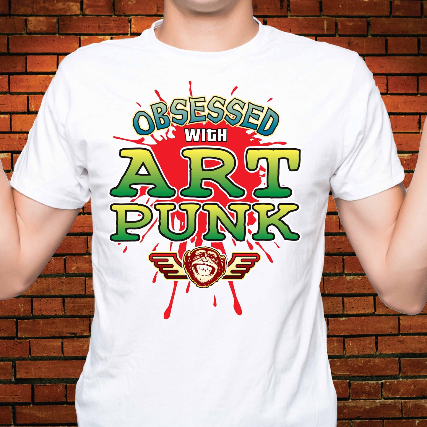 Art Punk Obsessed Cotton T-Shirt
