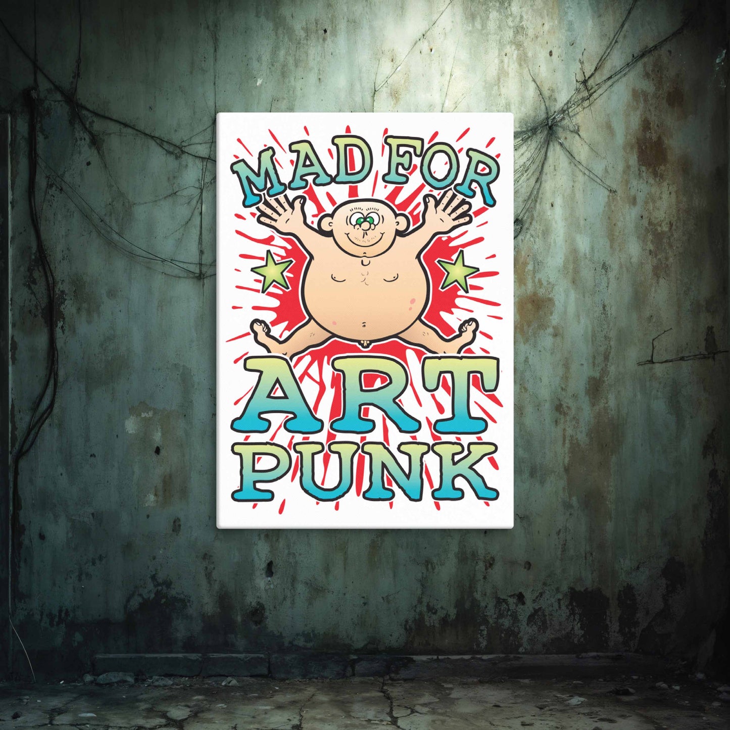 Art Punk Canvas Print 51x71cm