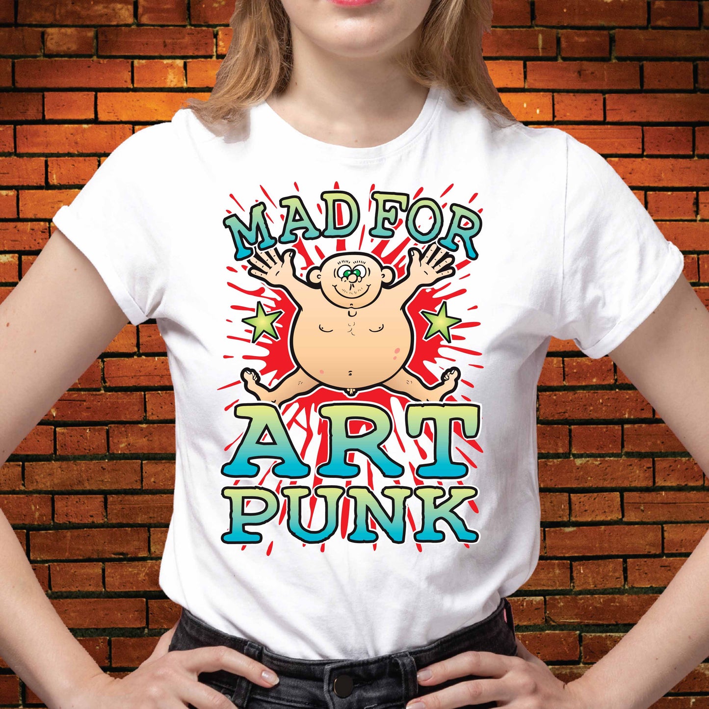 Art Punk Cotton T-Shirt