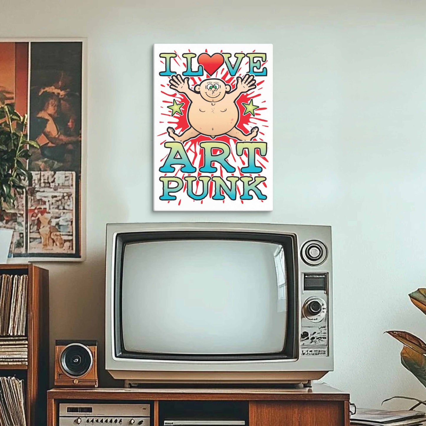 Art Punk 51x71cm Canvas Print
