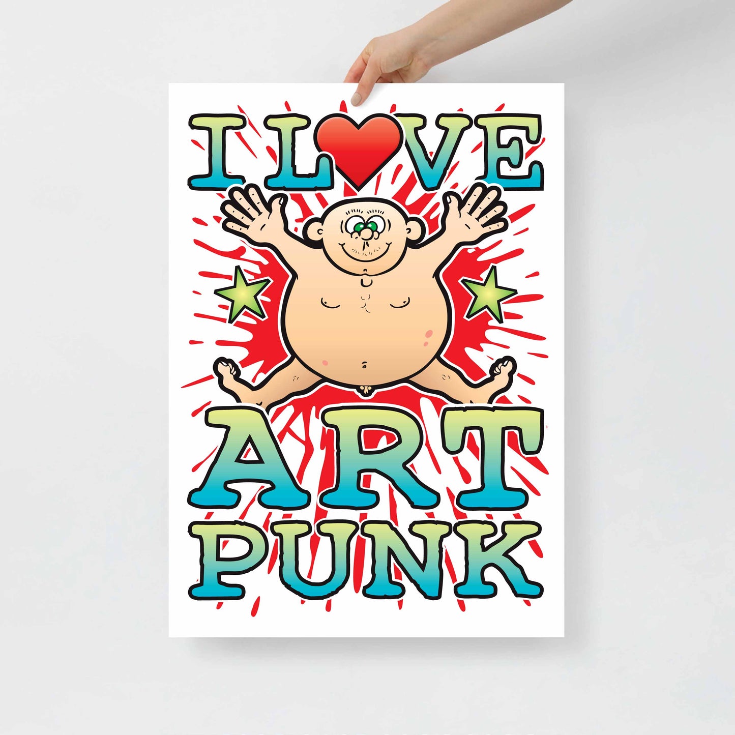 Art Punk 50x70cm Wall Art / Love Music Poster