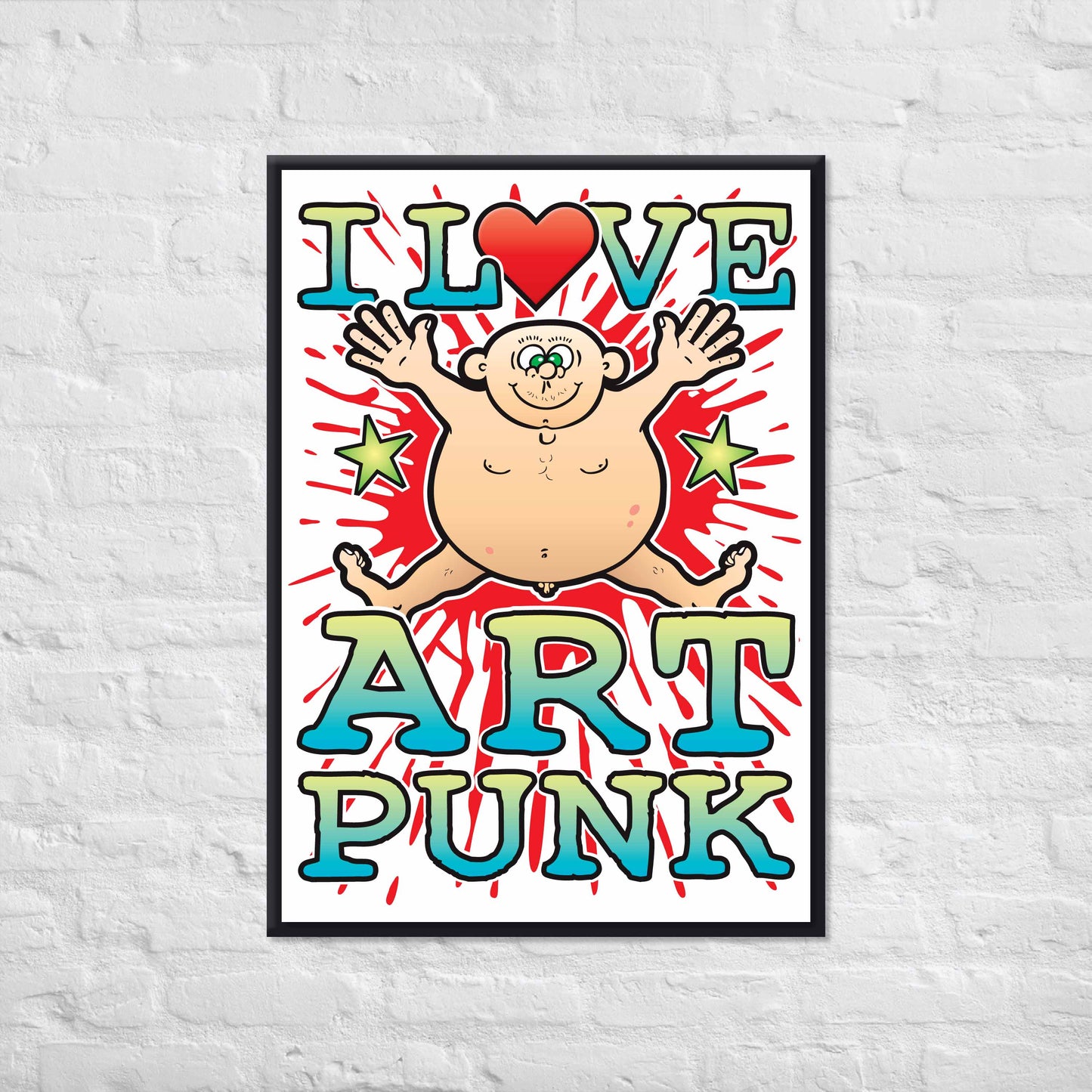 Art Punk 50x70cm Wall Art / Love Music Poster