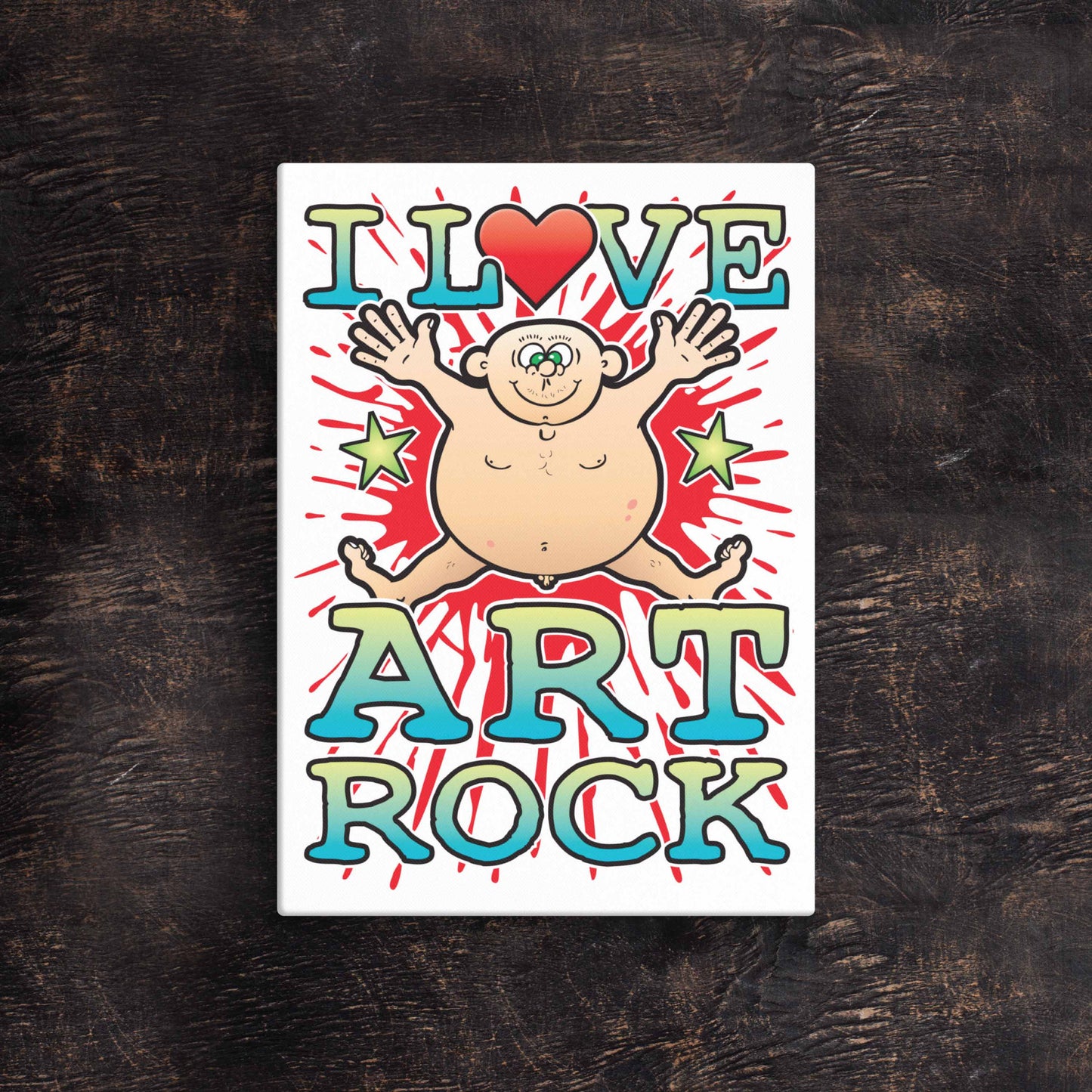 Art Rock 51x71cm Canvas Print