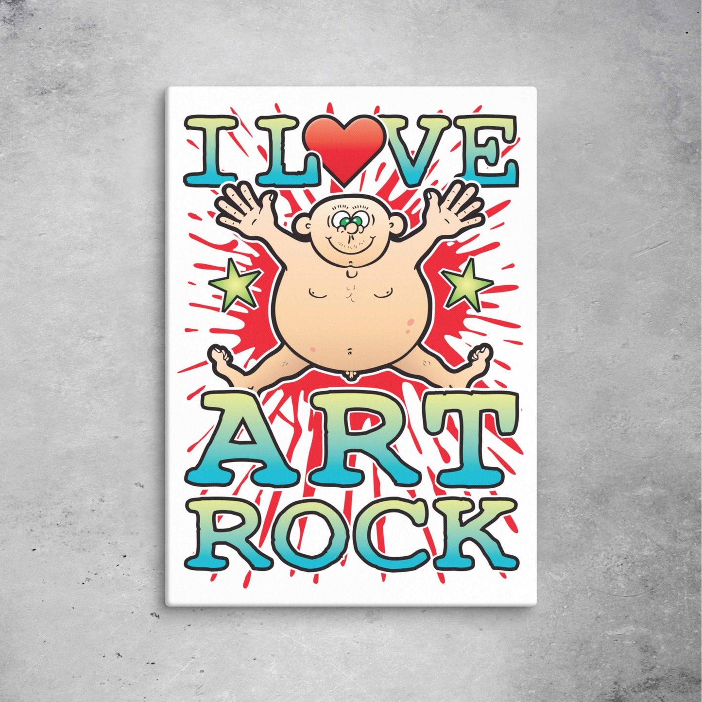 Art Rock 51x71cm Canvas Print