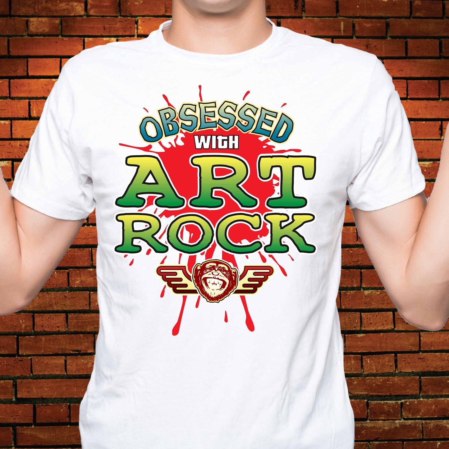 Art Rock Obsessed Cotton T-Shirt