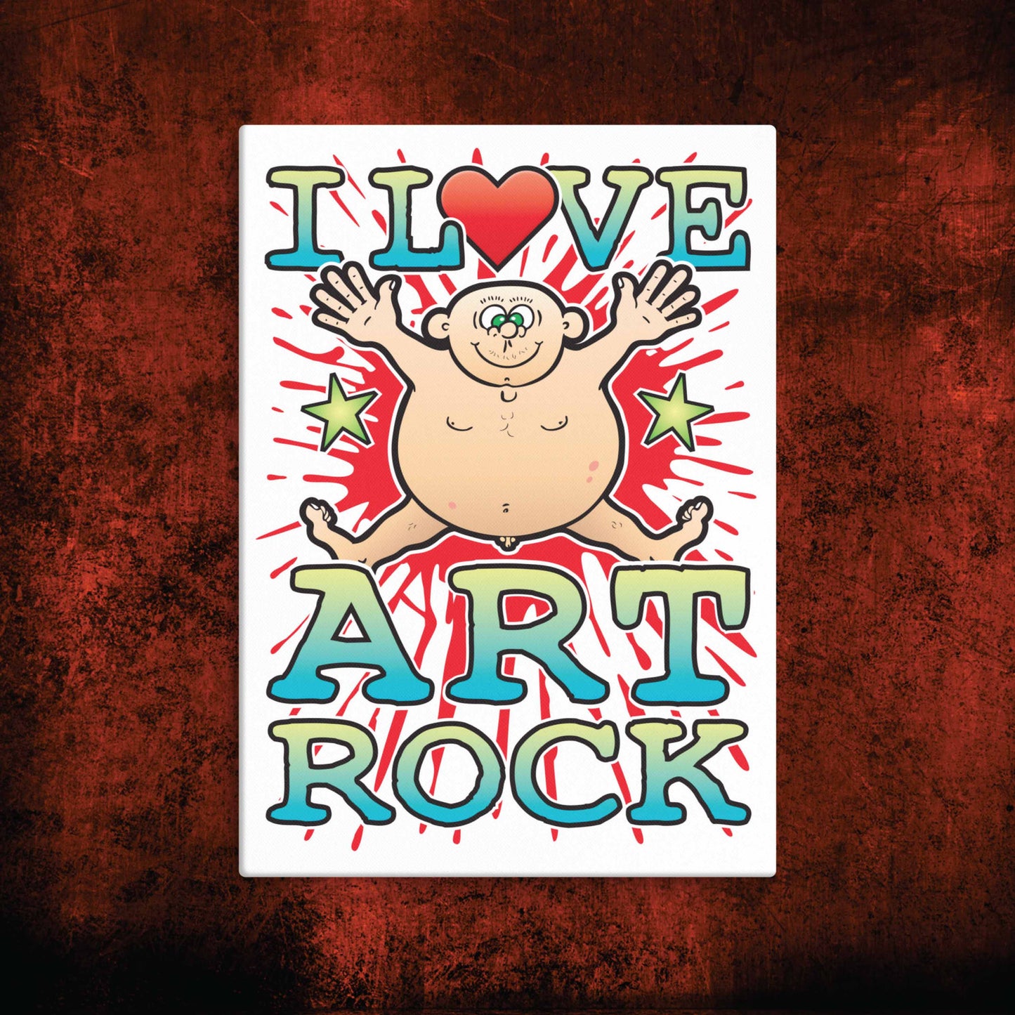 Art Rock Canvas Print 30x40cm