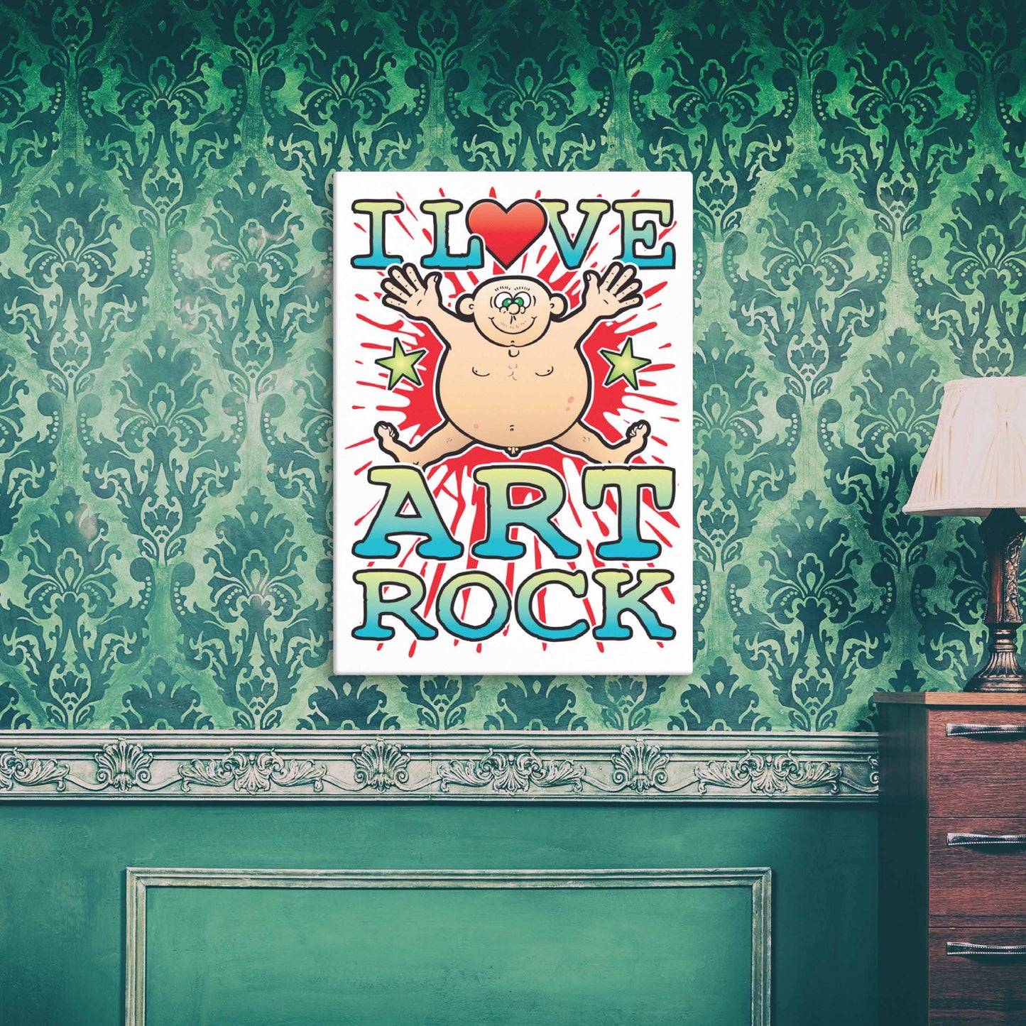Art Rock 51x71cm Canvas Print