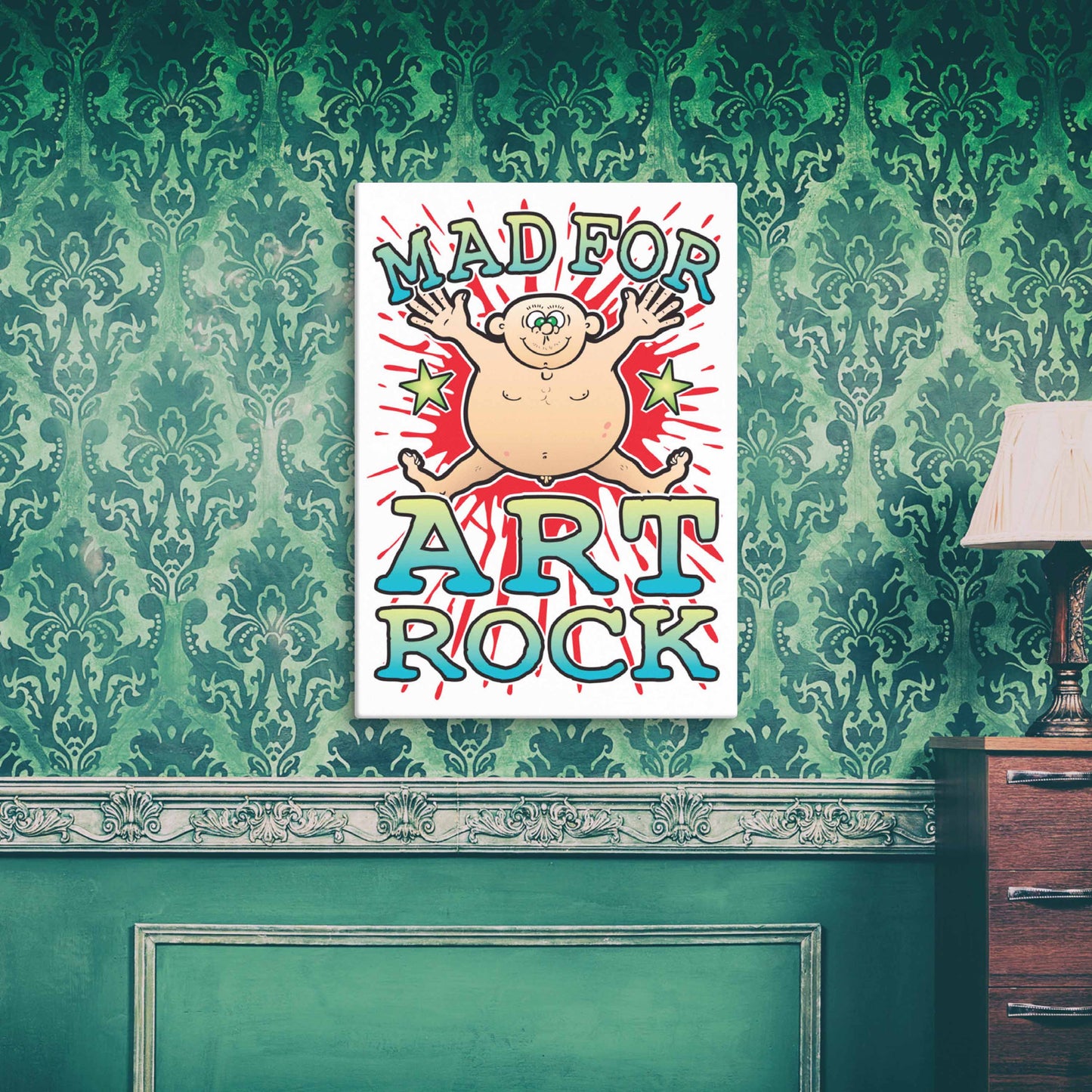 Art Rock Canvas Print 51x71cm