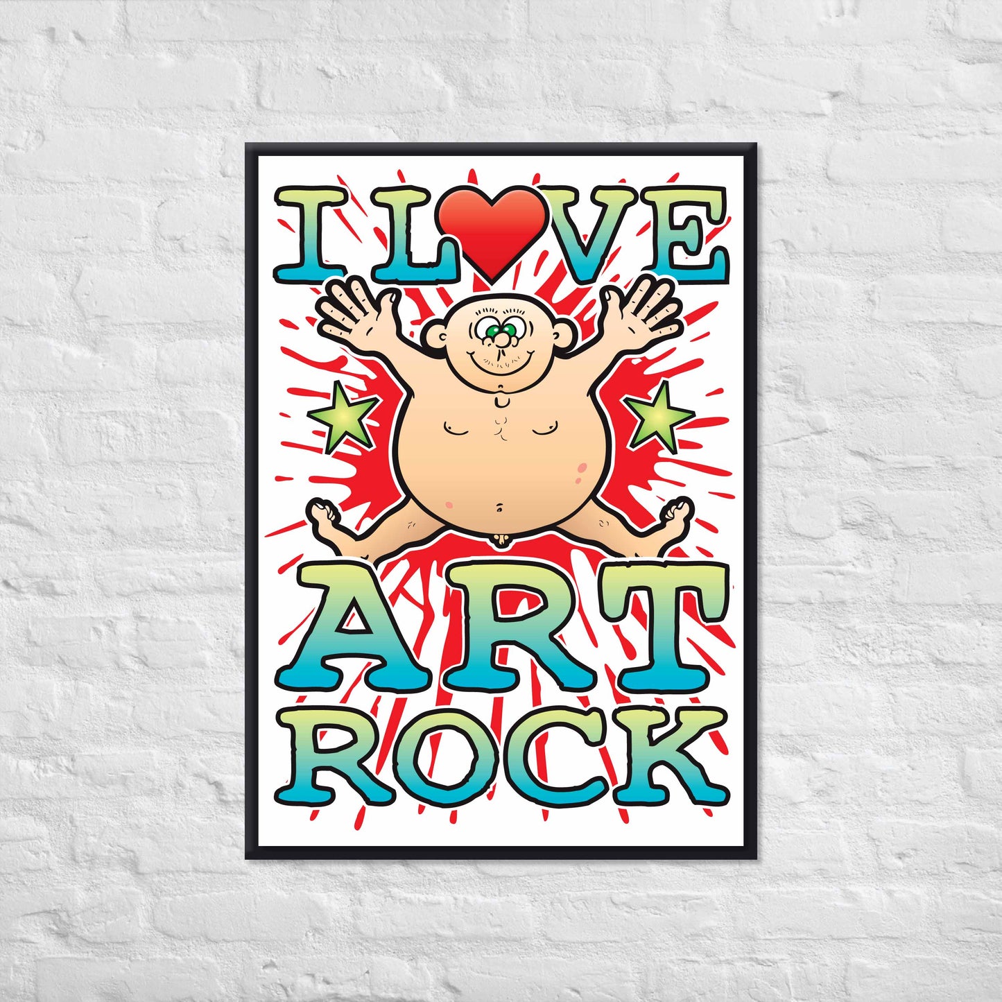 Art Rock 50x70cm Wall Art / Love Music Poster