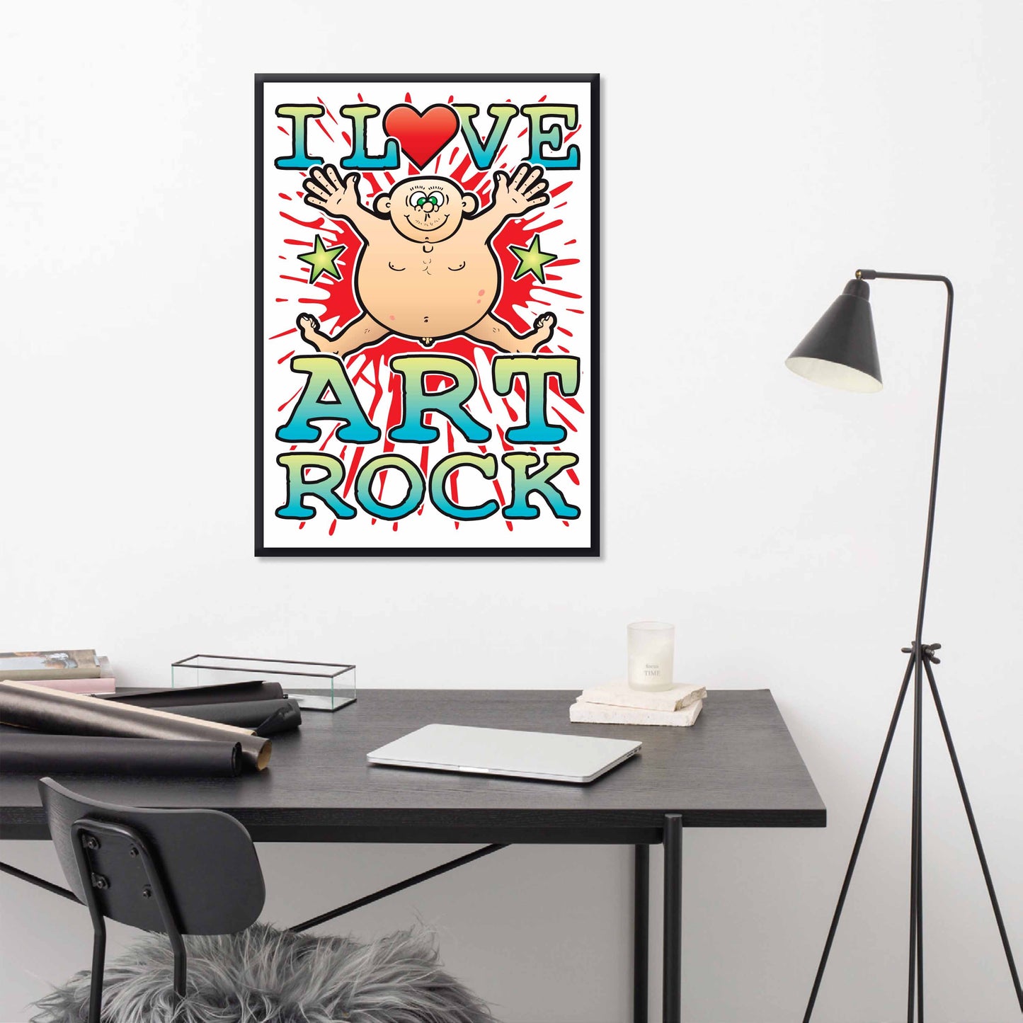Art Rock 50x70cm Wall Art / Love Music Poster