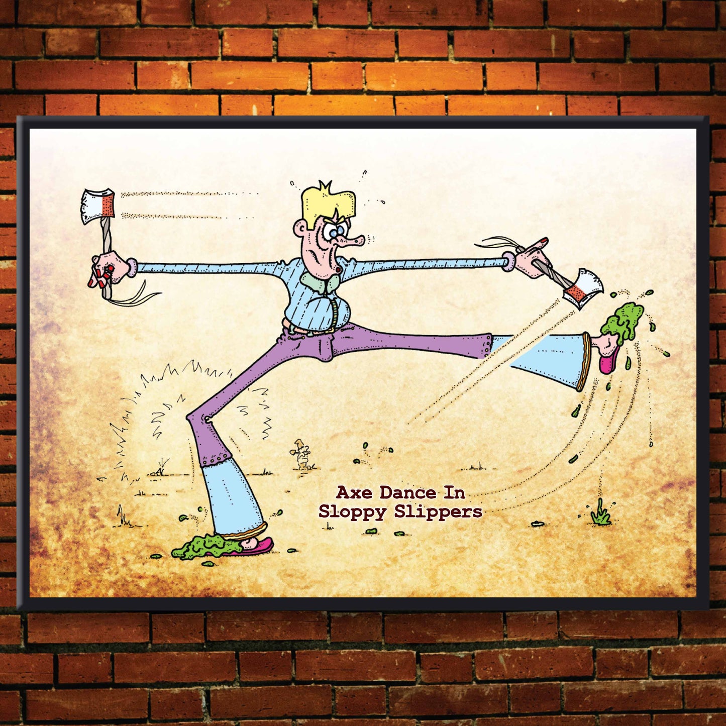 Axe Dance Art Print