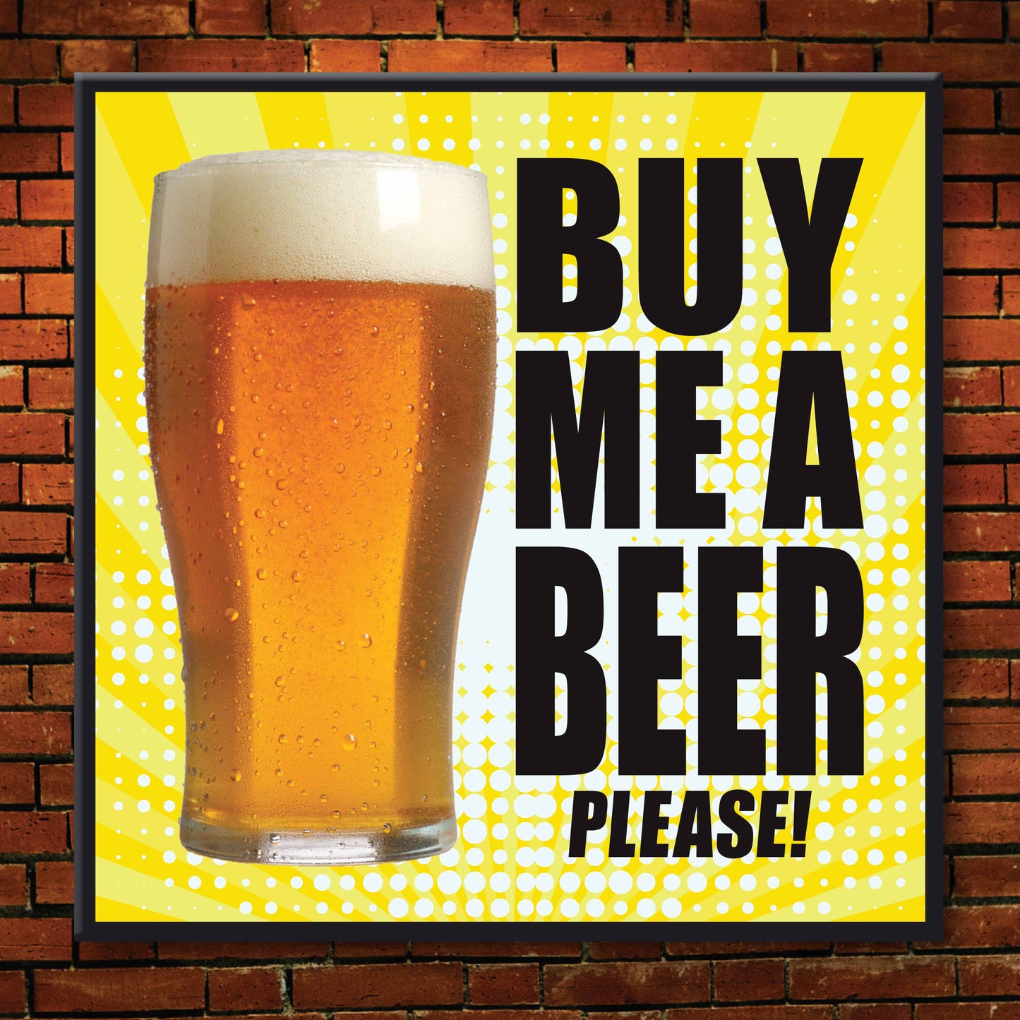 Beer Please! Art Print + Badge + Bottle Opener + Birthday Card