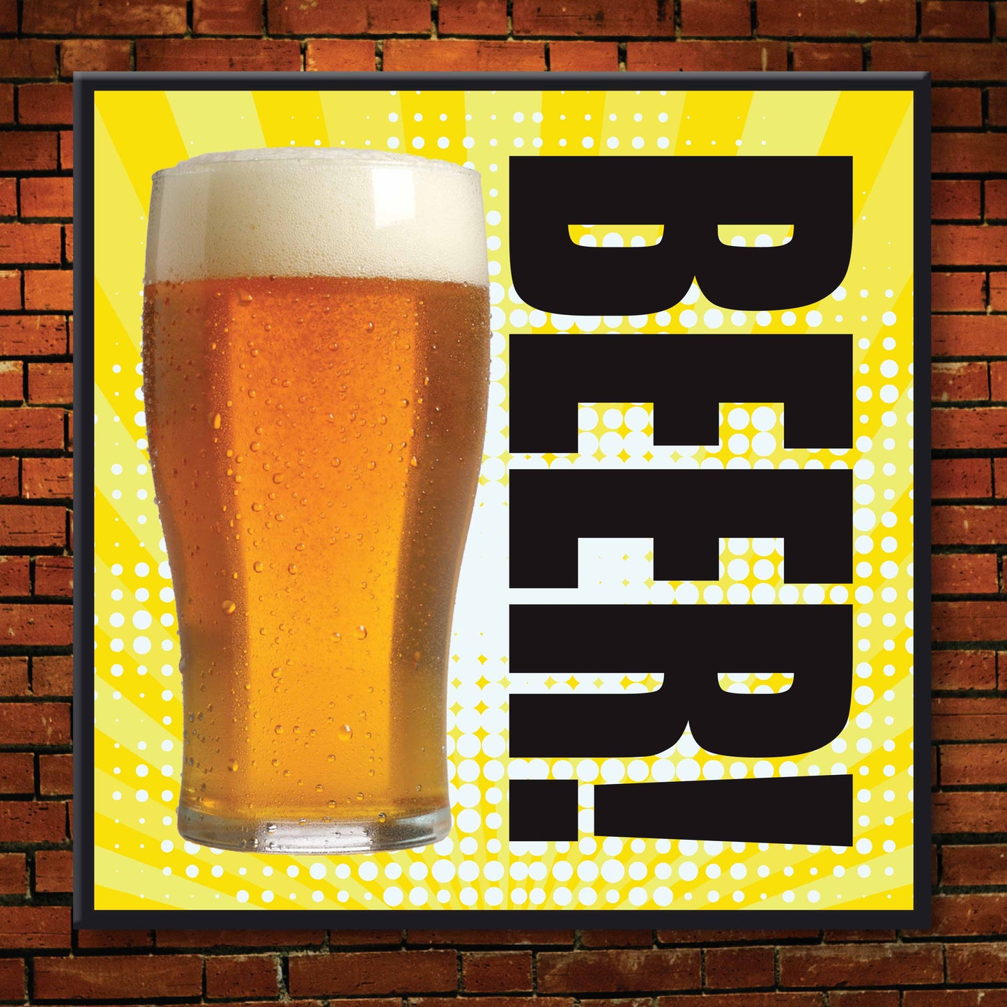 Beer! Art Print + Badge + Bottle Opener + Birthday Card