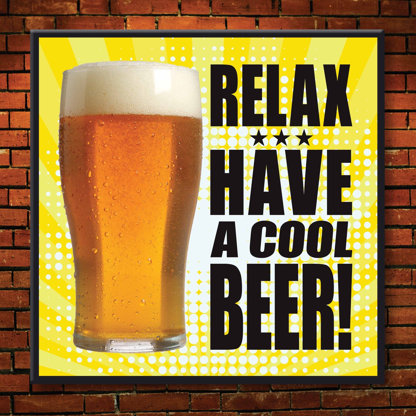 Cool Beer! Art Print + Badge + Bottle Opener + Birthday Card