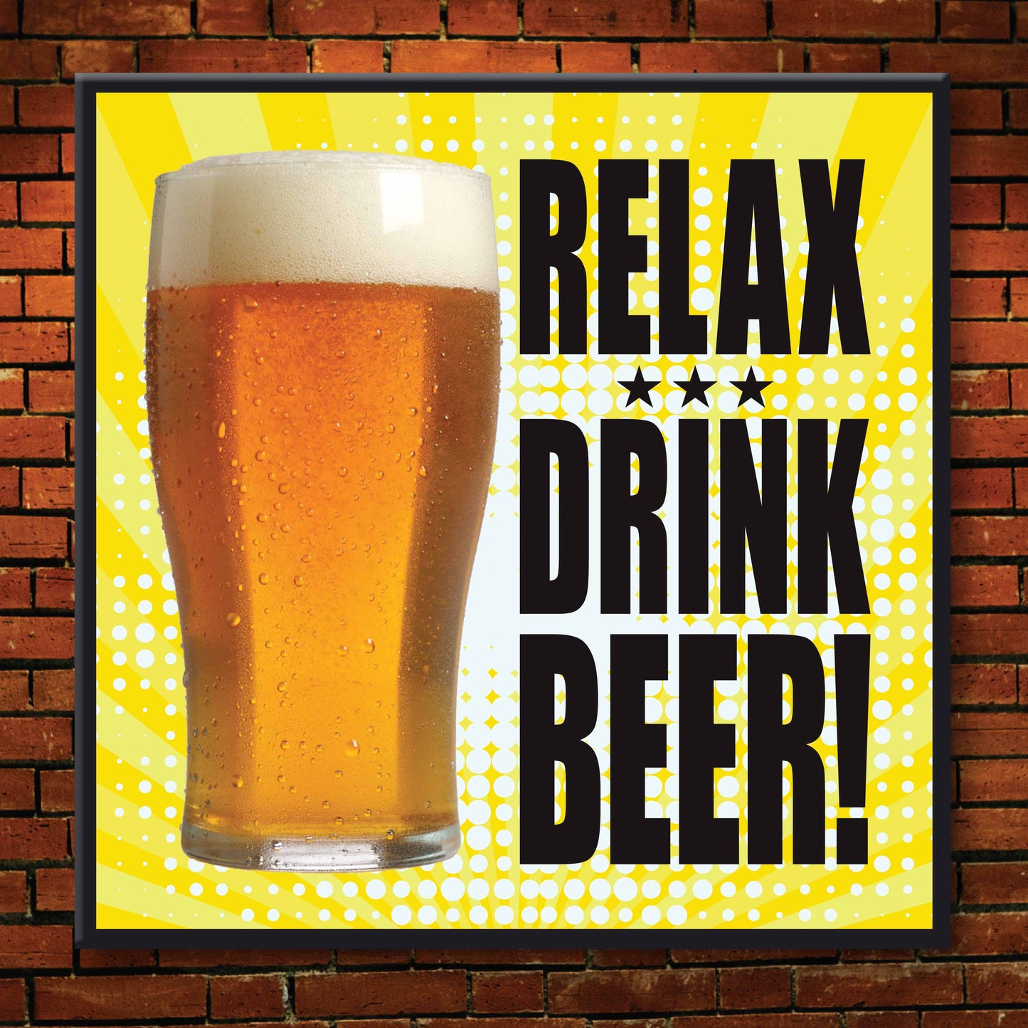Drink Beer! Art Print + Badge + Bottle Opener + Birthday Card