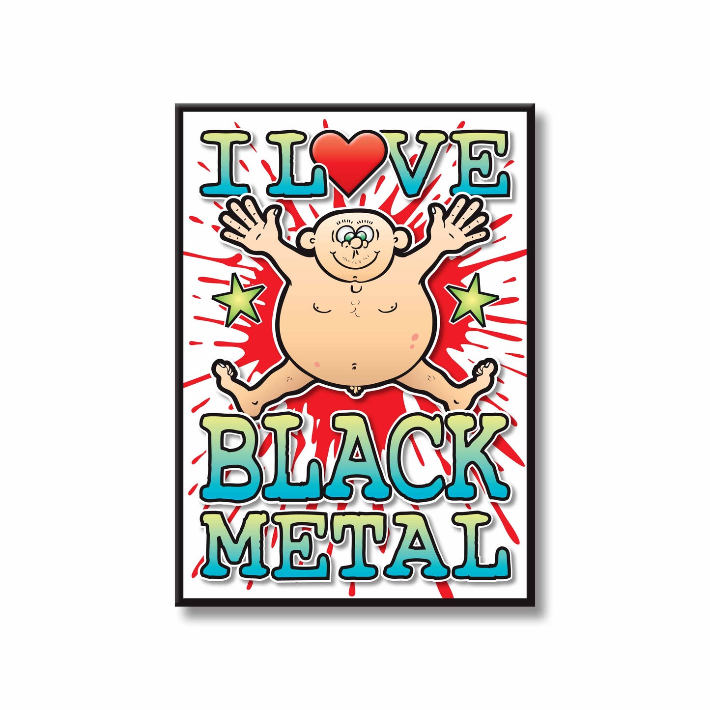 Black Metal Art Print / Love Music Poster / Wall Décor / Rock Guru