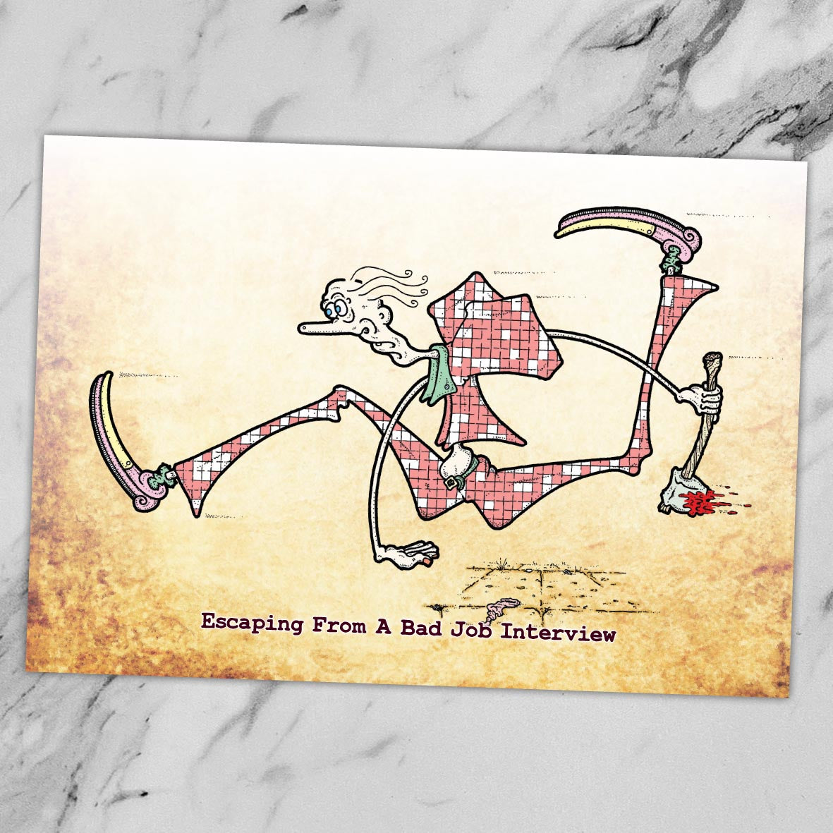Bad Job Interview Art Print