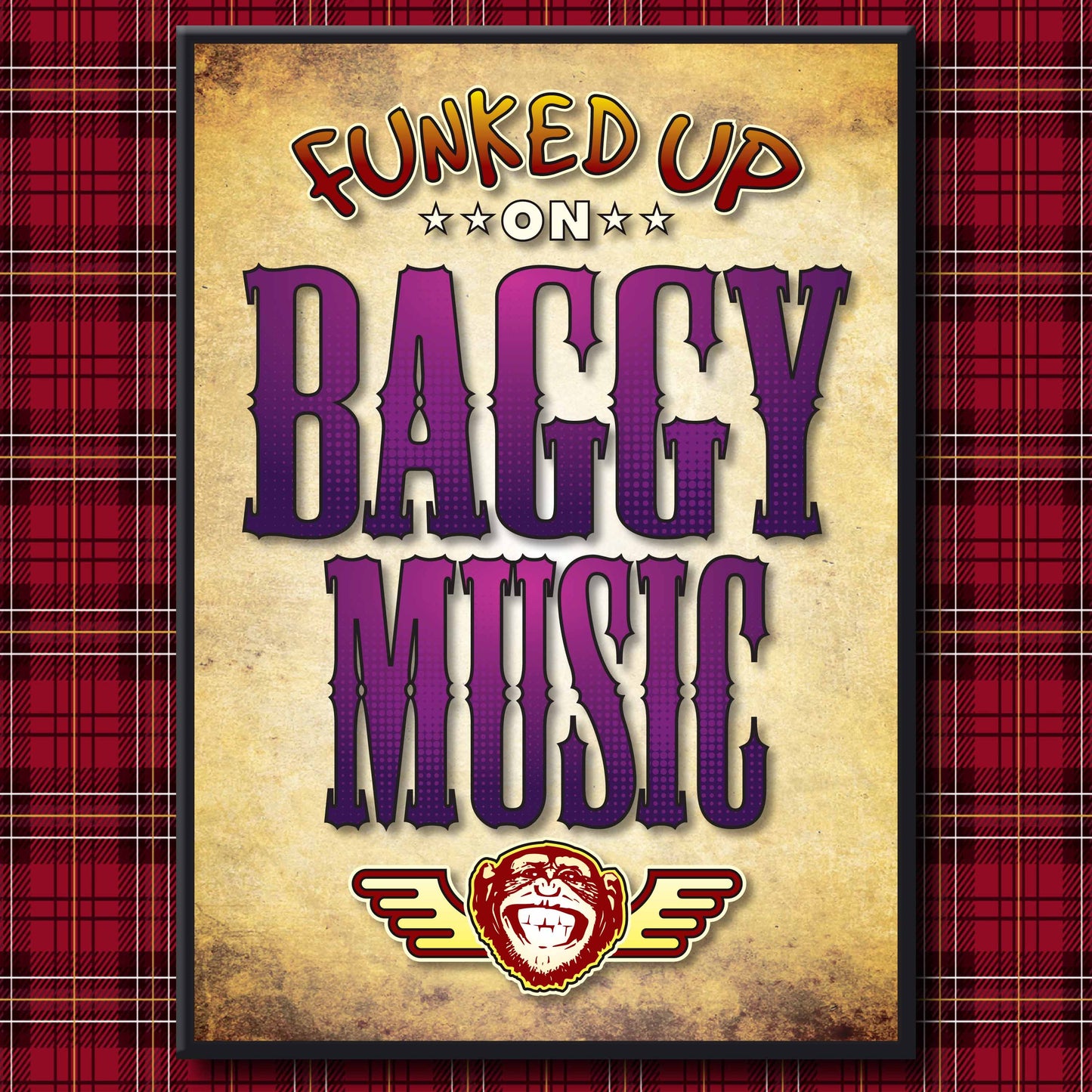 Baggy Music Art Print / Poster / Birthday Card / Greetings Card