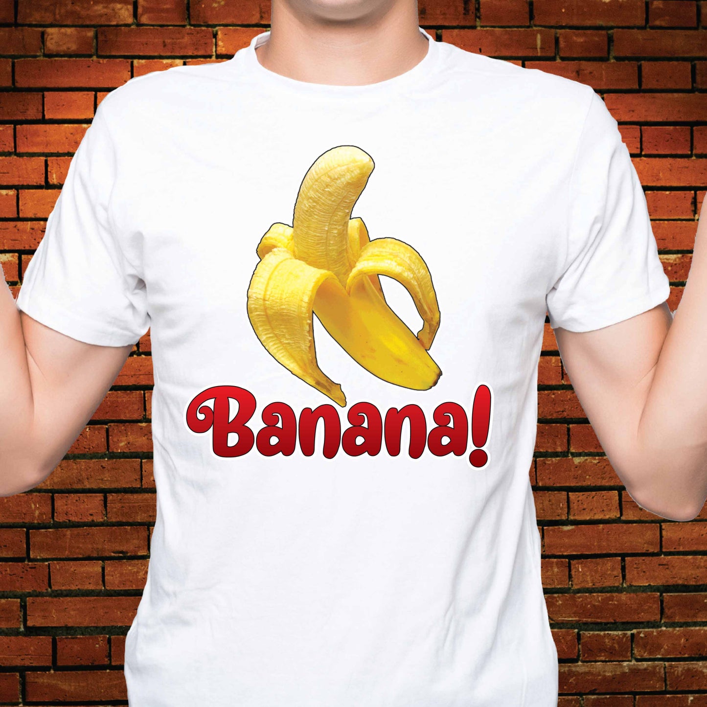 Banana Funny Slogan Cotton T-Shirt