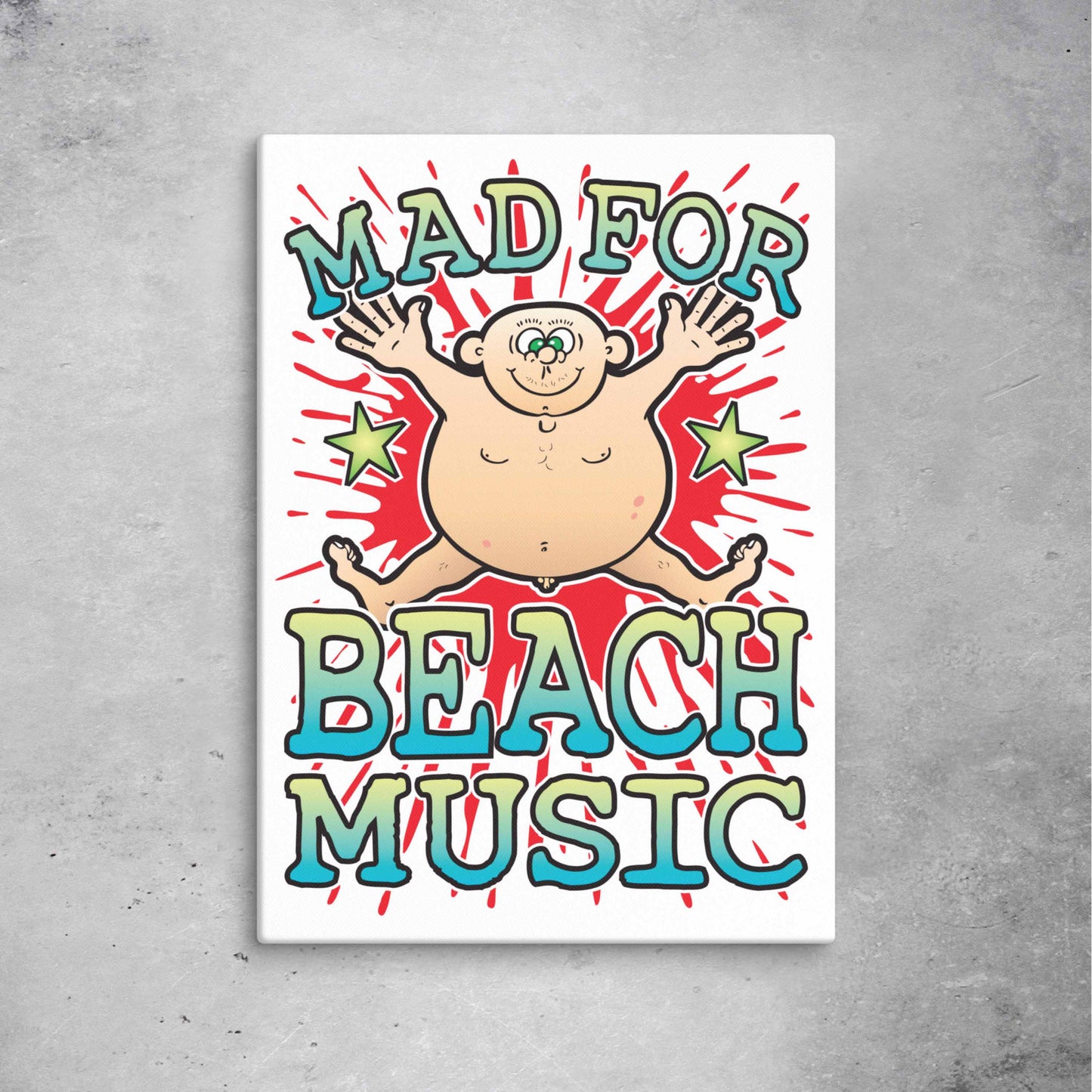 Beach Music Canvas Print 51x71cm