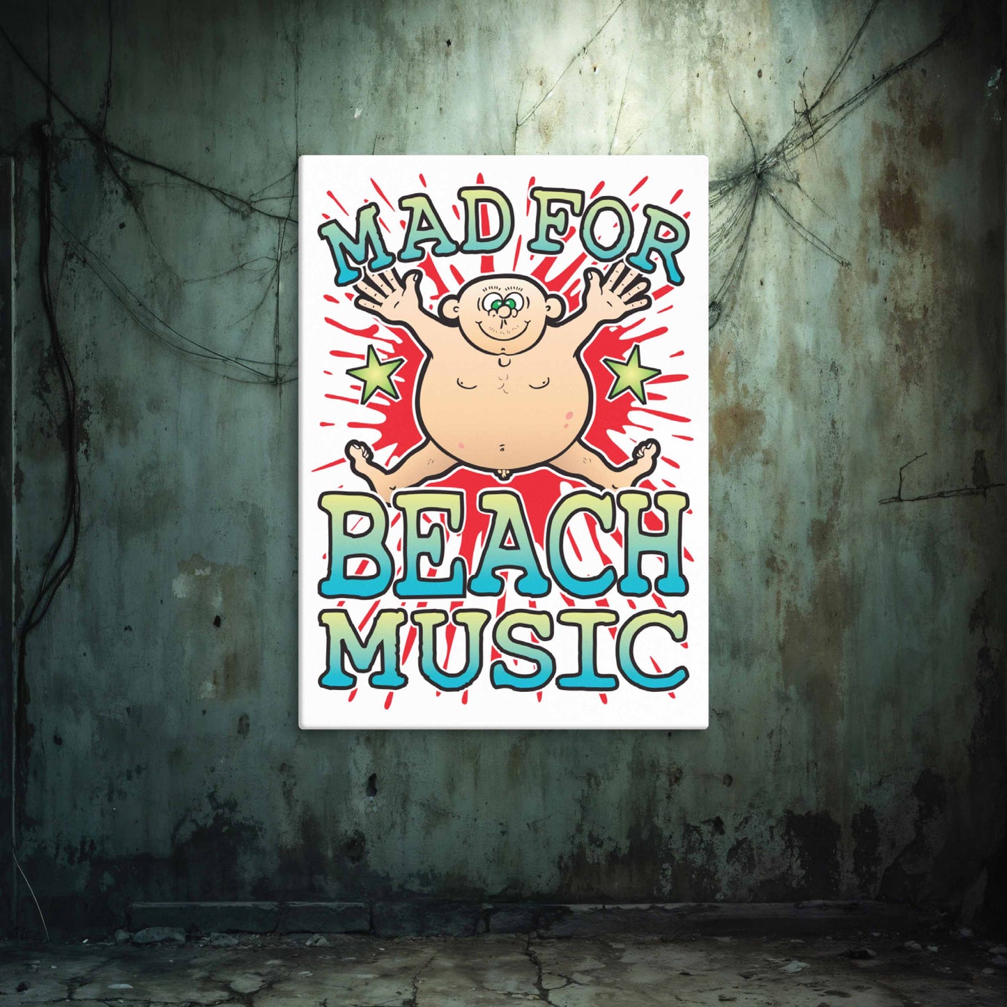 Beach Music Canvas Print 51x71cm