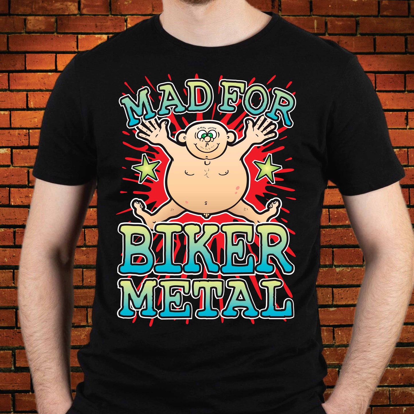 Biker Metal Cotton T-Shirt