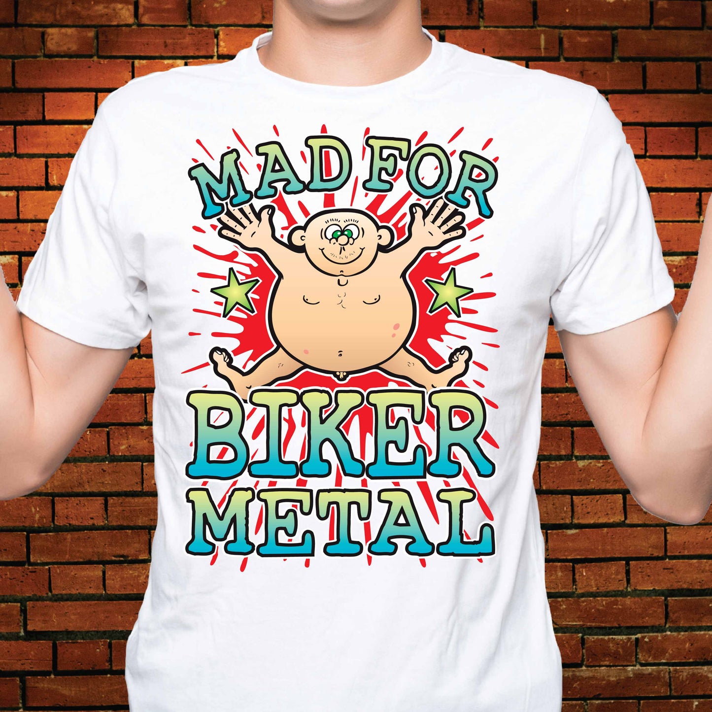 Biker Metal Cotton T-Shirt