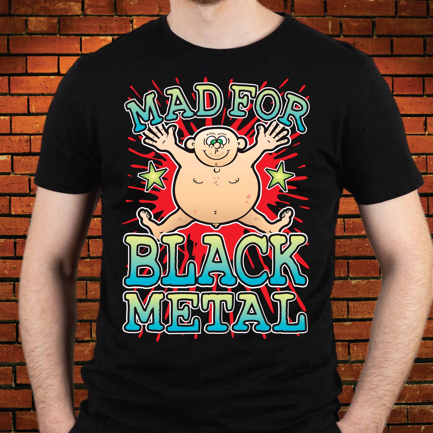 Black Metal Cotton T-Shirt