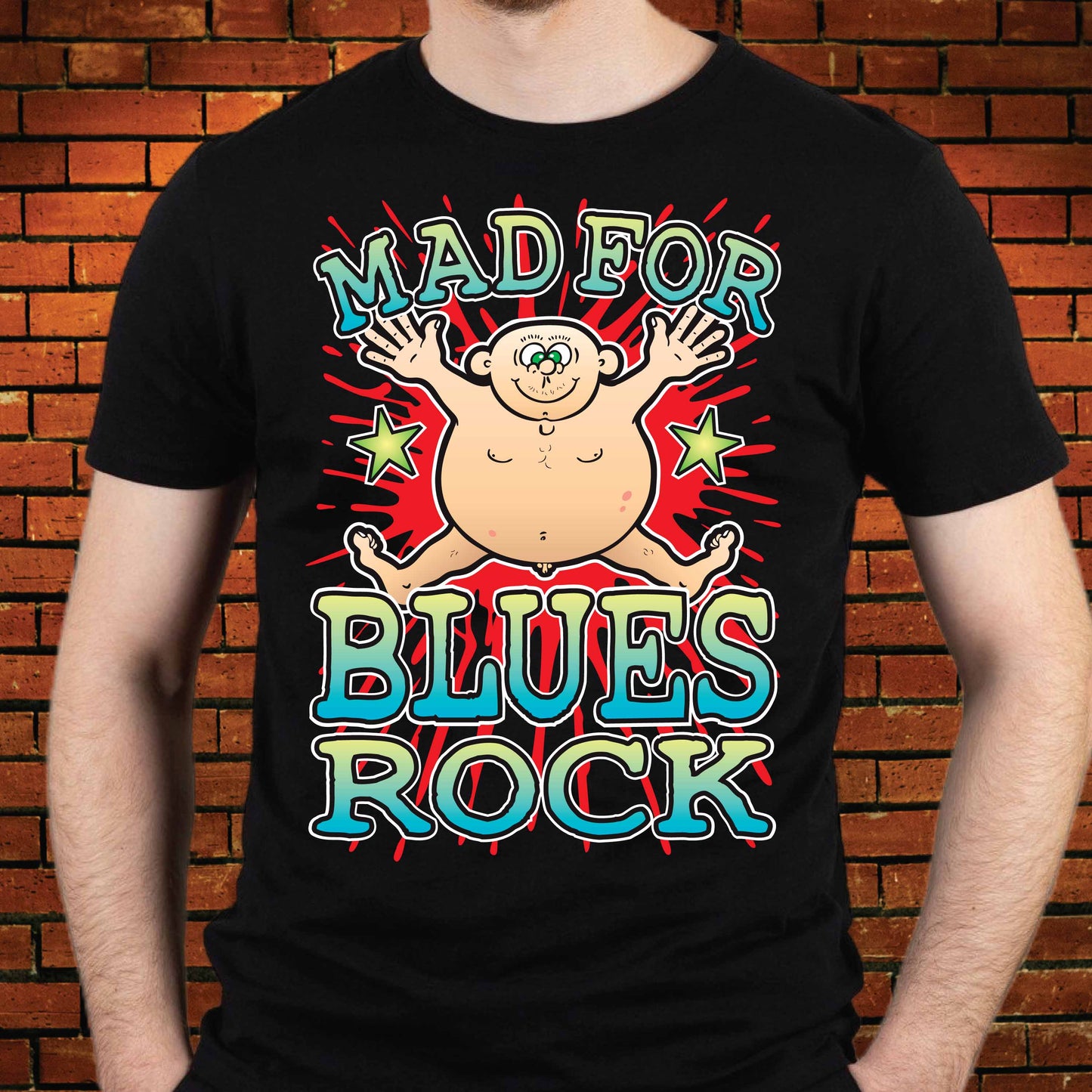 Blues Rock Cotton T-Shirt