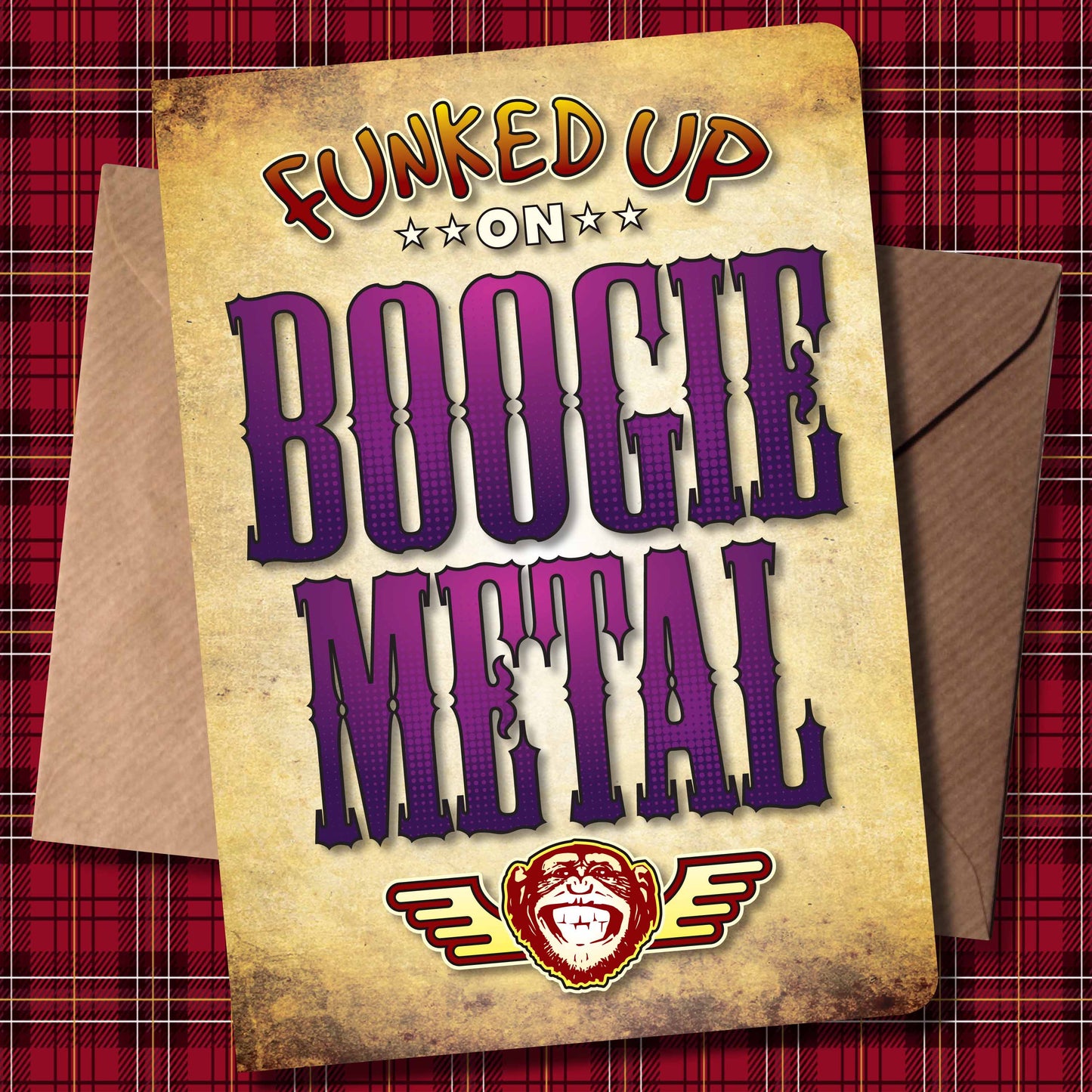 Boogie Metal Art Print / Poster / Birthday Card / Greetings Card
