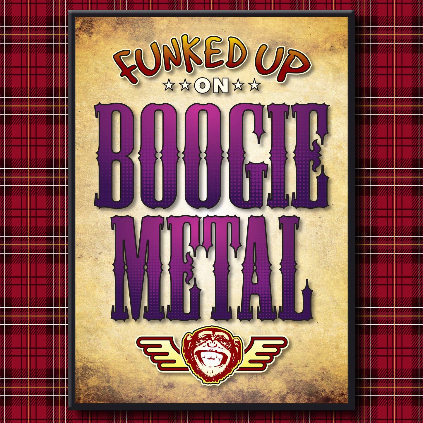 Boogie Metal Art Print / Poster / Birthday Card / Greetings Card
