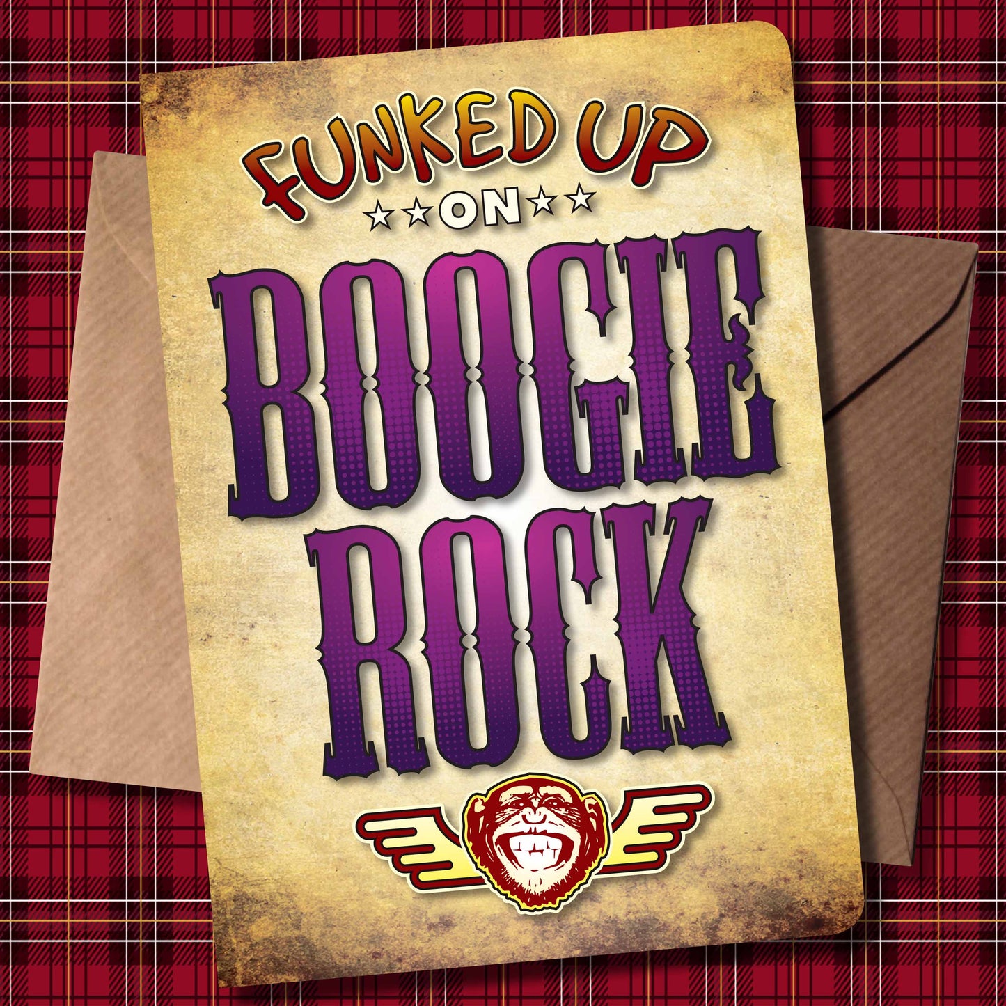 Boogie Rock Art Print / Poster / Birthday Card / Greetings Card