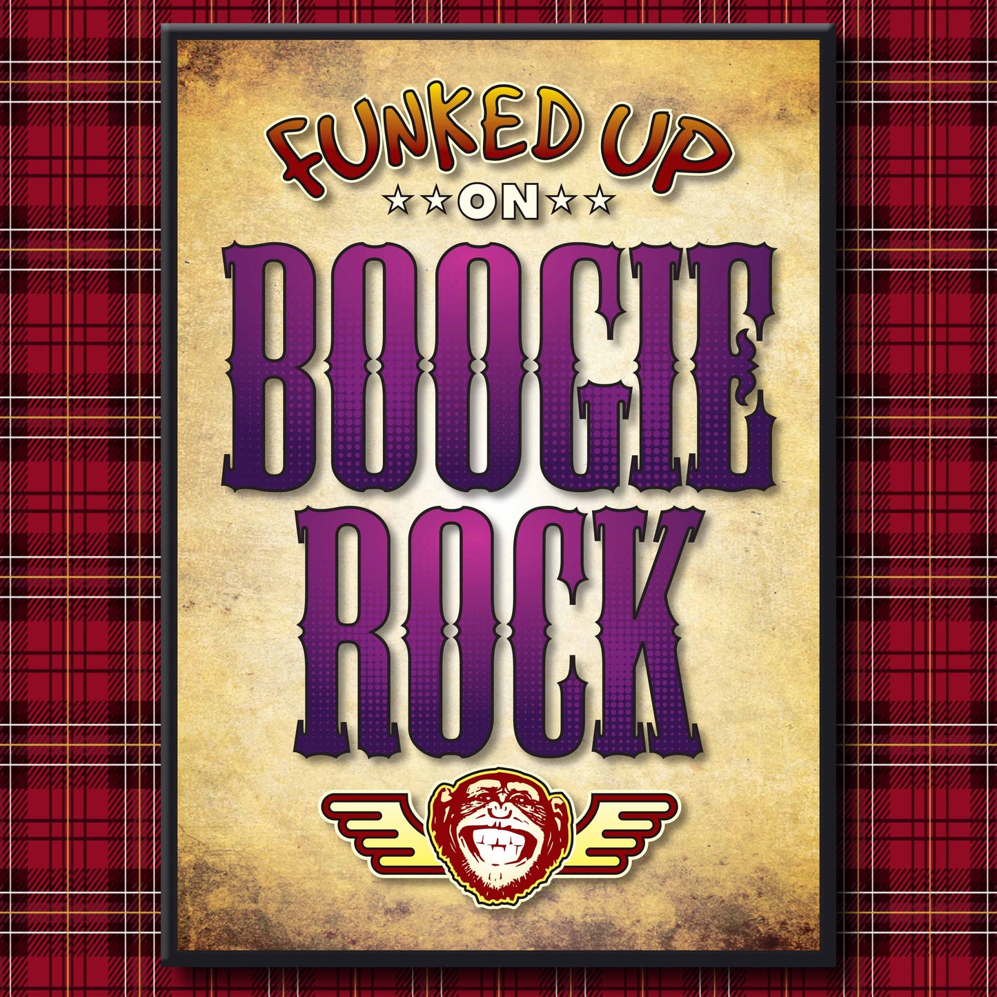 Boogie Rock Art Print / Poster / Birthday Card / Greetings Card
