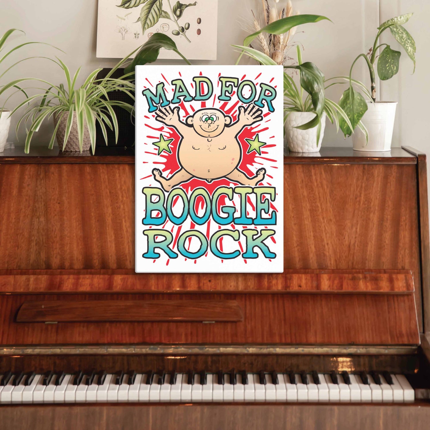 Boogie Rock Canvas Print 30x40cm