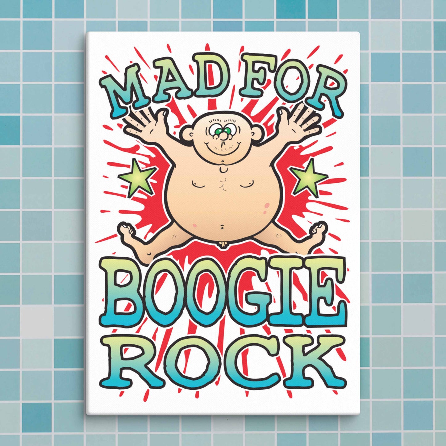Boogie Rock Canvas Print 30x40cm