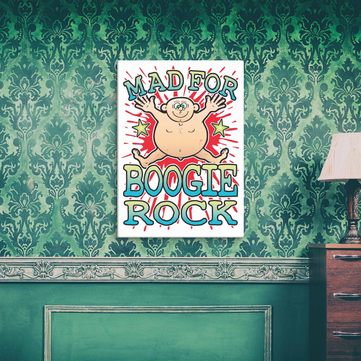 Boogie Rock Canvas Print 51x71cm