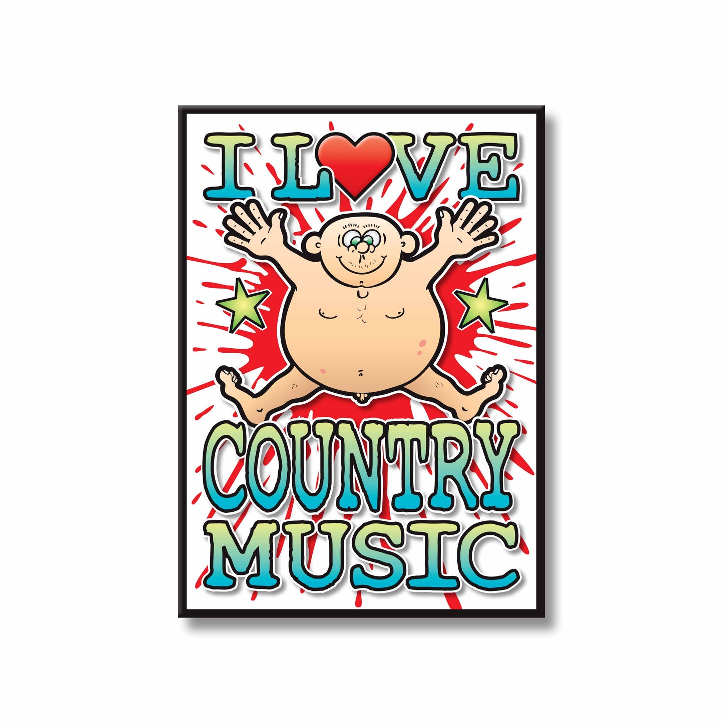 Country Music Art Print / Love Music Poster / Wall Décor / Rock Guru