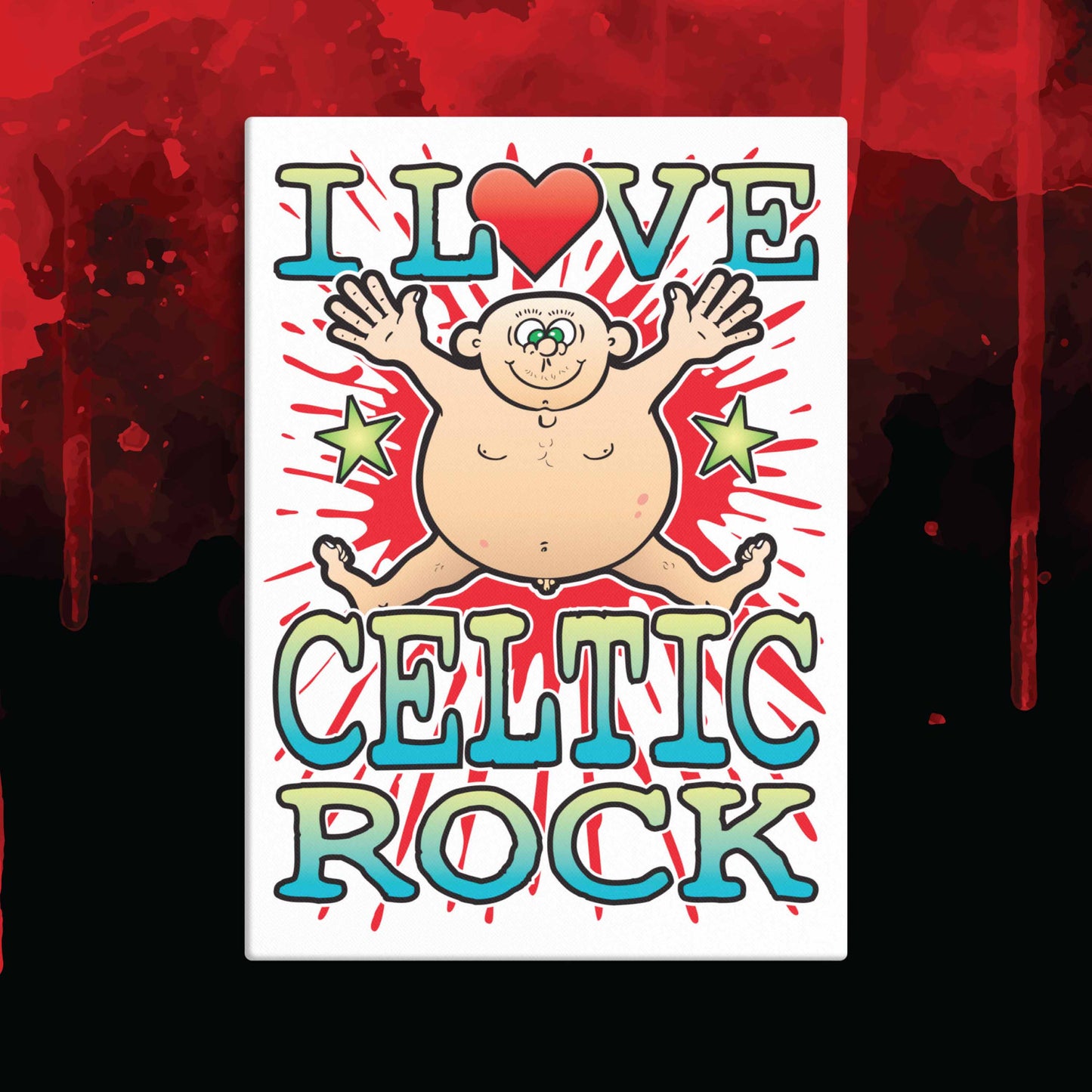 Celtic Rock 51x71cm Canvas Print