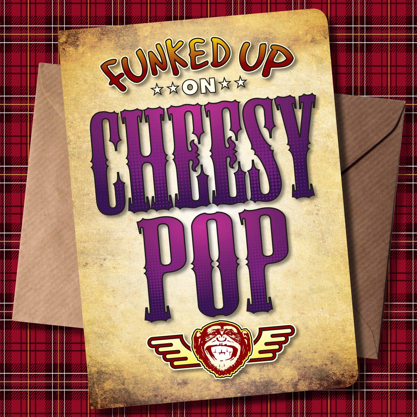 Cheesy Pop Art Print / Poster / Birthday Card / Greetings Card