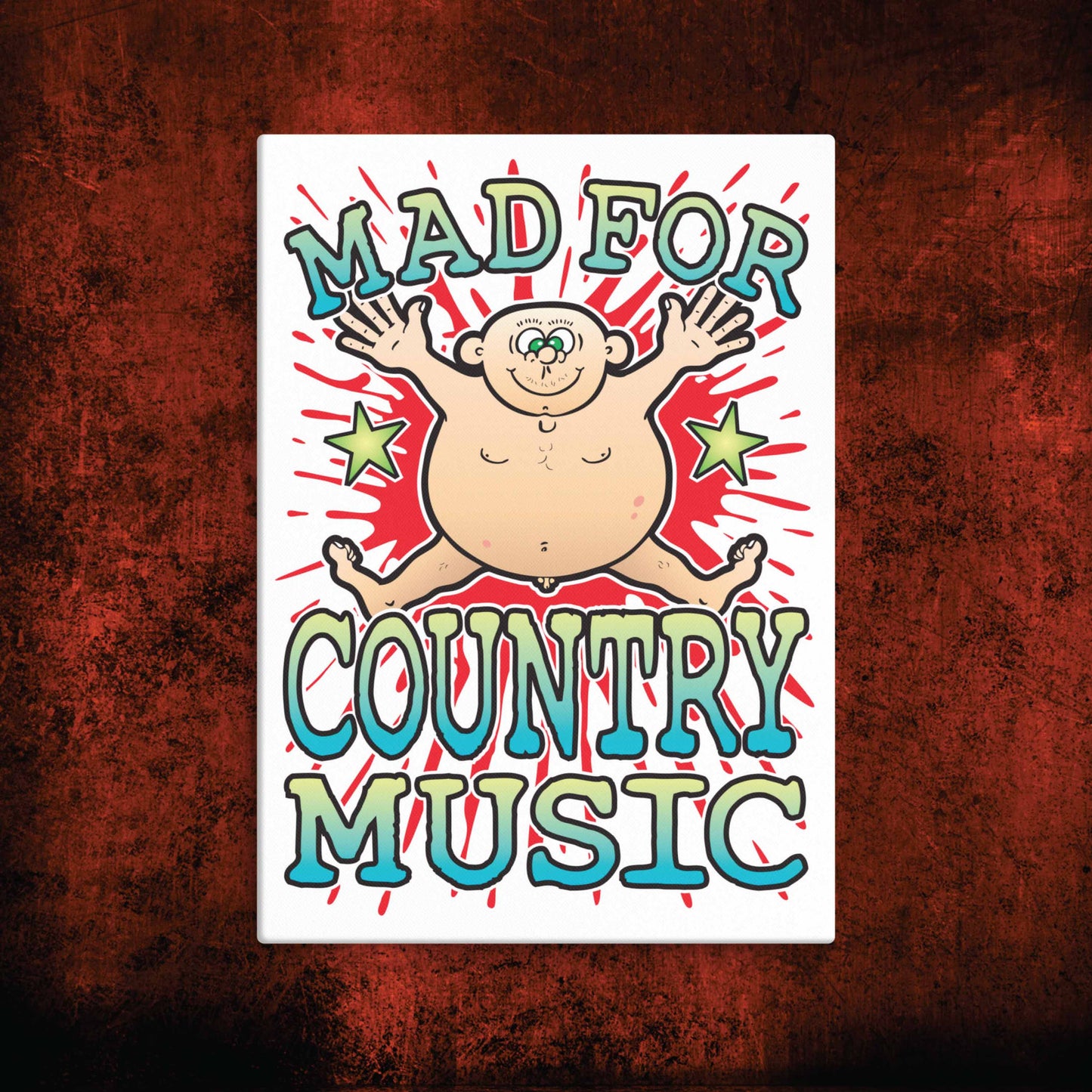 Country Music Canvas Print 30x40cm
