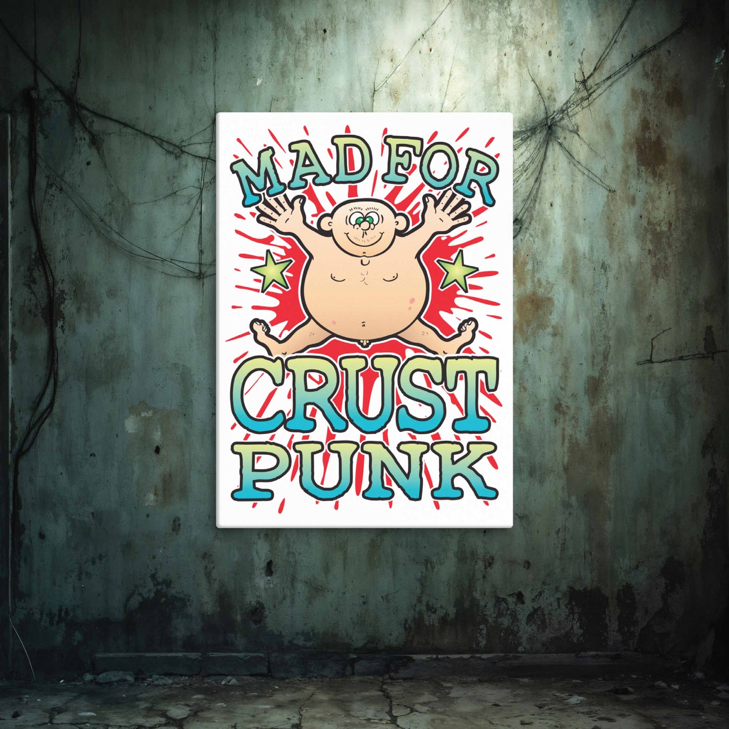 Crust Punk Canvas Print 51x71cm